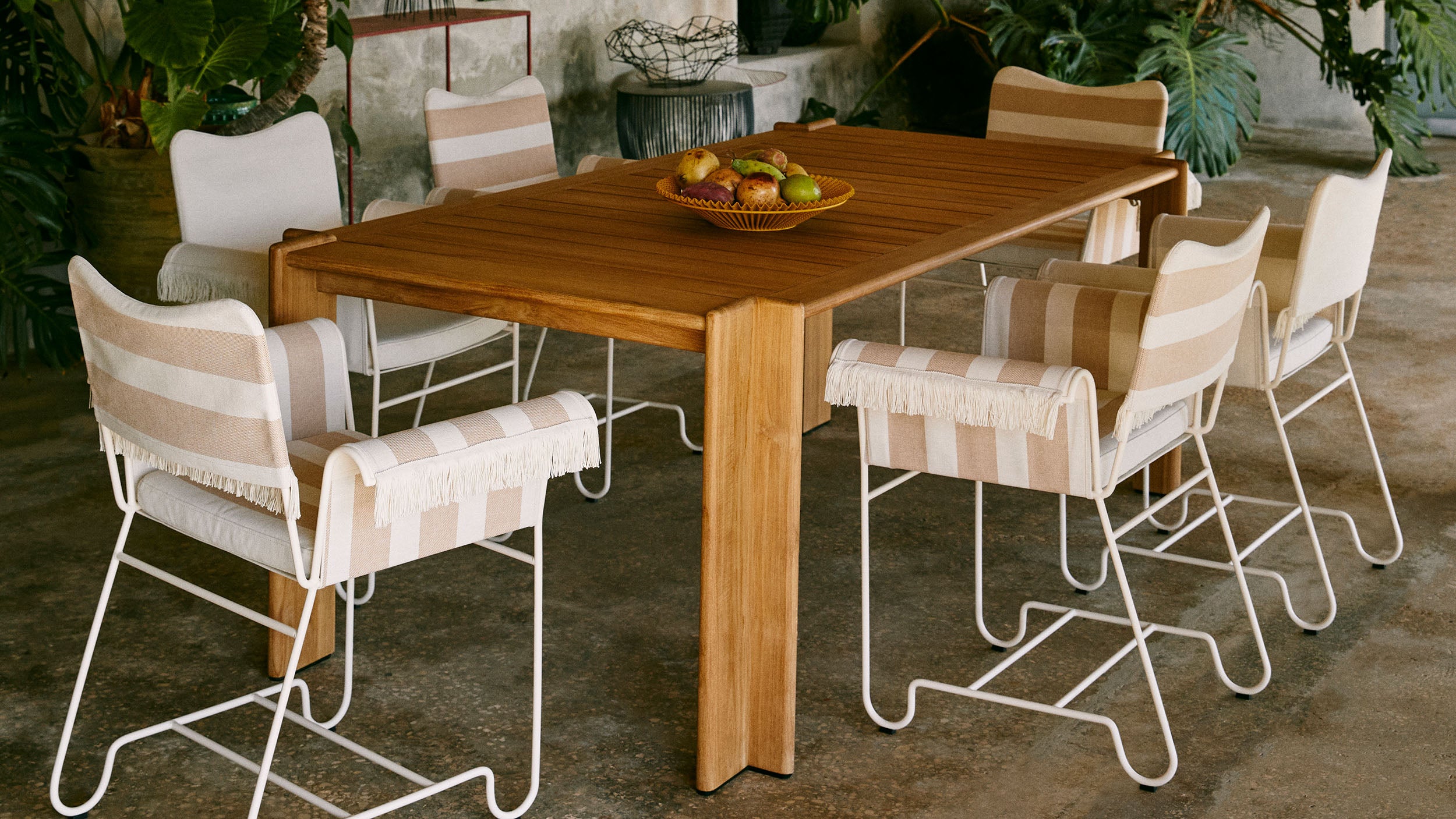 Desktop / Tropique Dining Chair, designed by Mathieu Matégot for Gubi