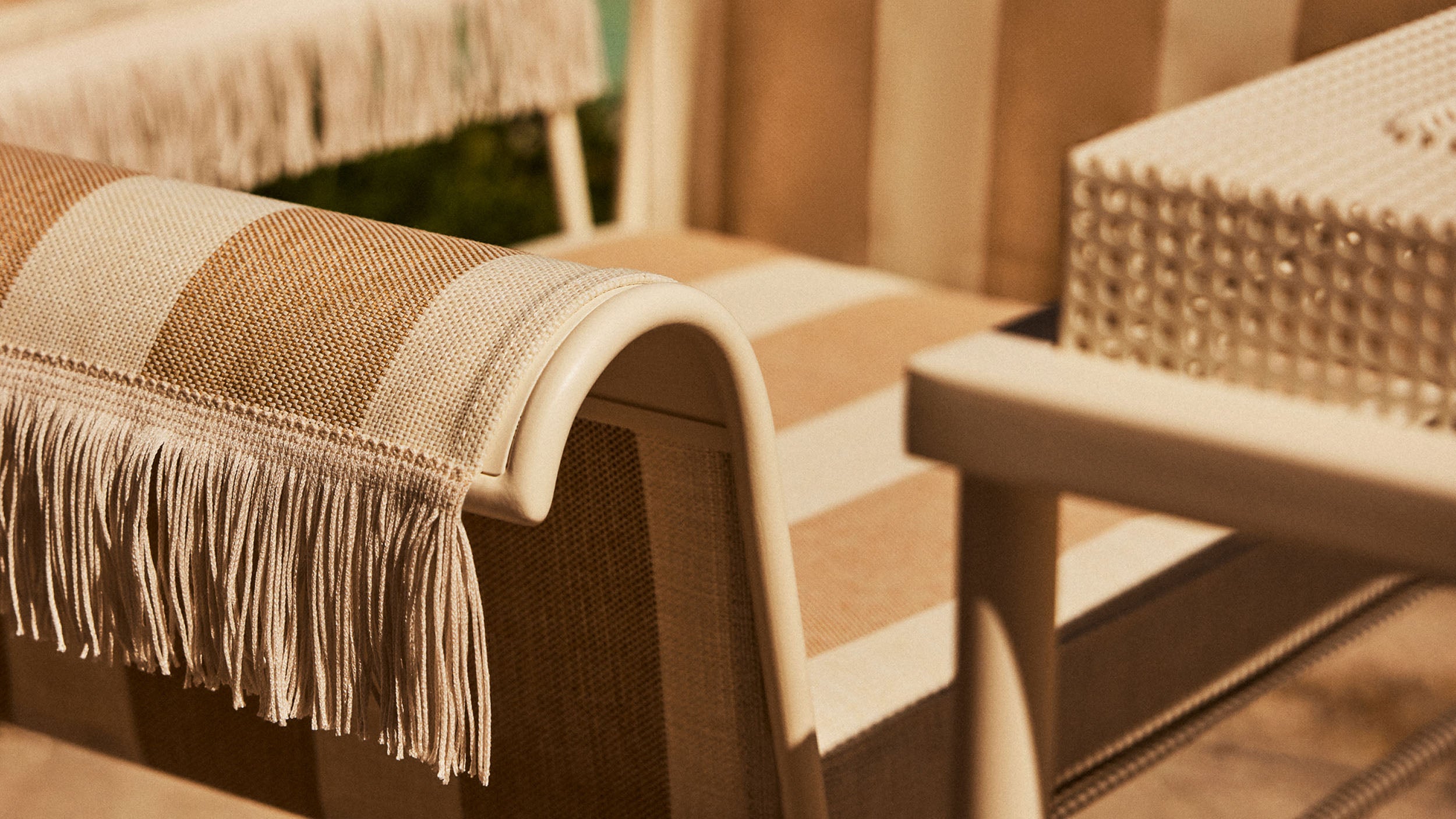 Desktop / Tropique Dining Chair, designed by Mathieu Matégot for Gubi