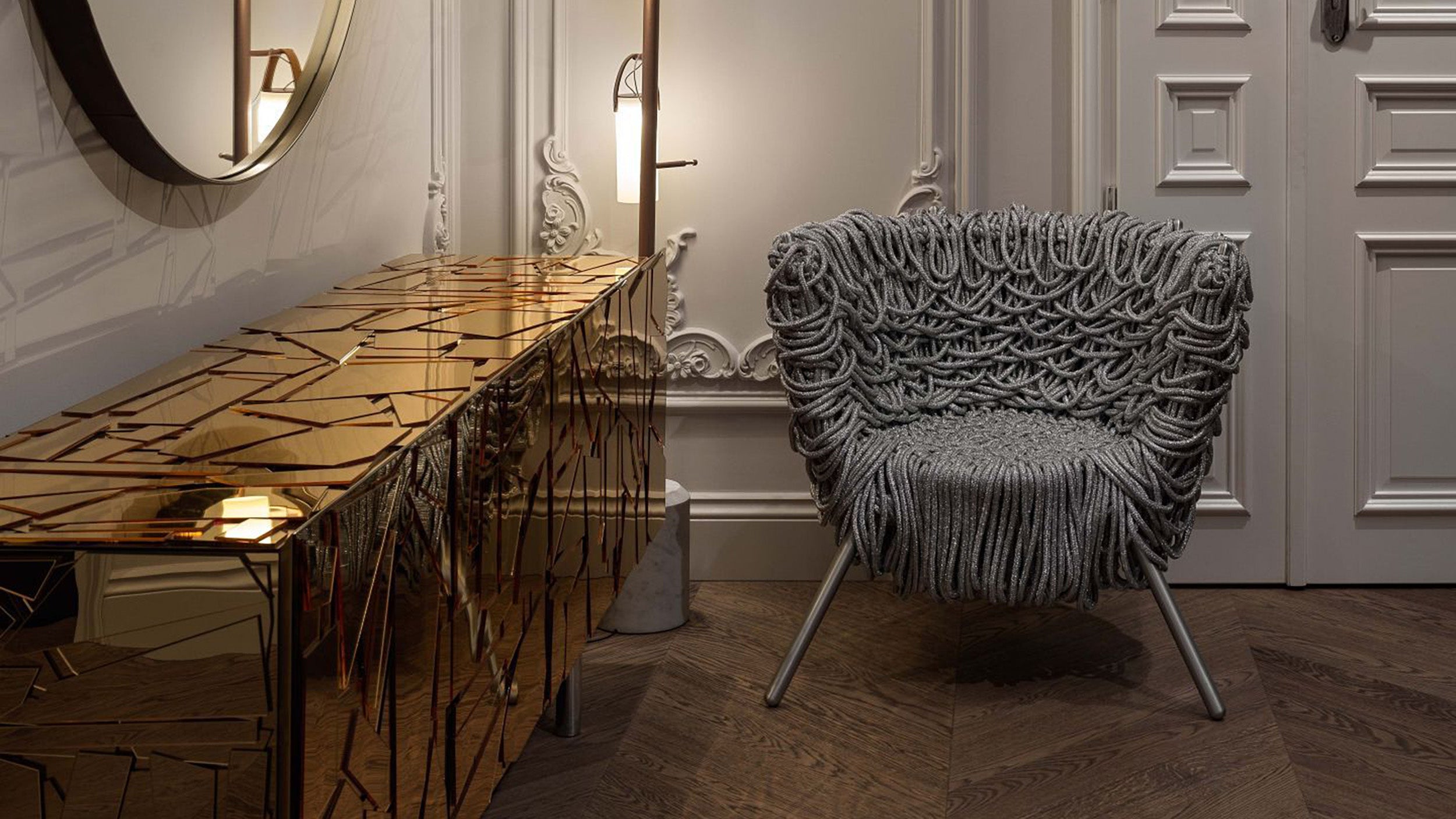 Desktop / Vermelha Chair, designed by Fernando and Humberto Campana for Edra