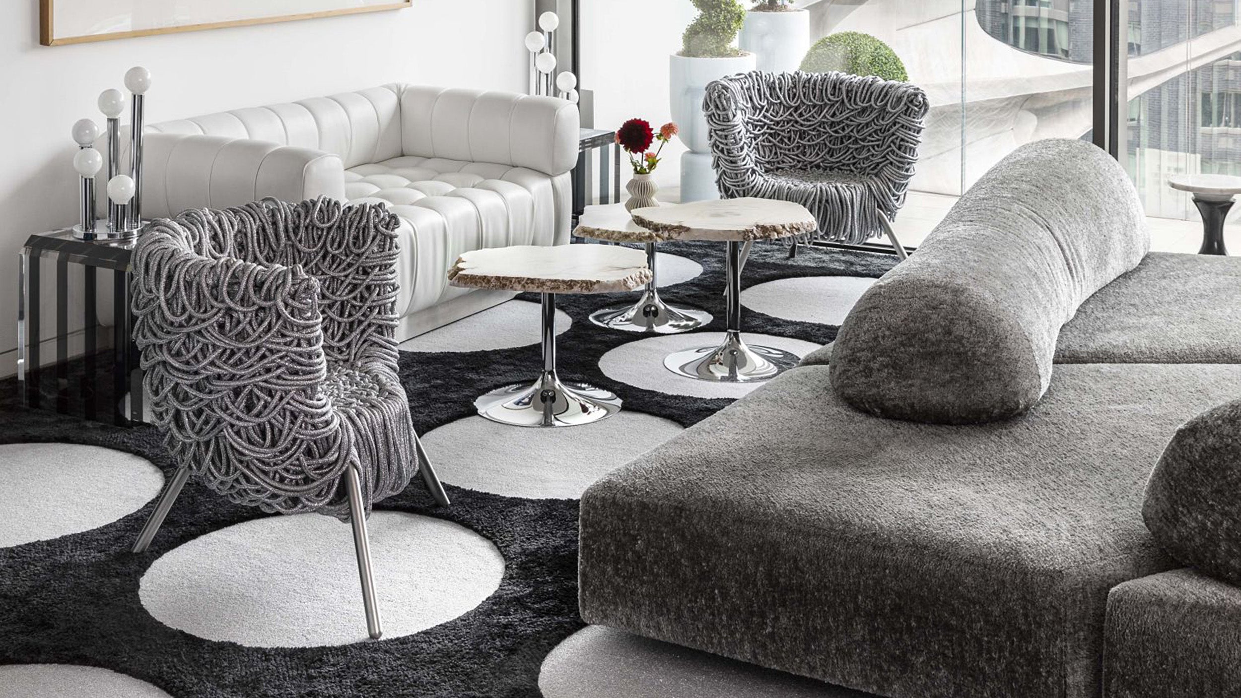 Desktop / Vermelha Chair, designed by Fernando and Humberto Campana for Edra