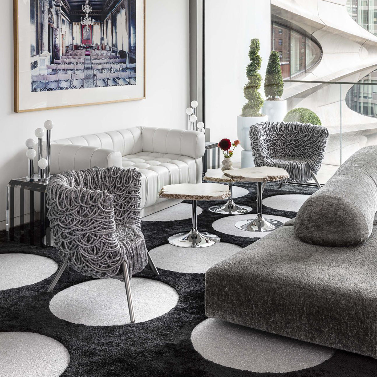 Mobile / Vermelha Chair, designed by Fernando and Humberto Campana for Edra
