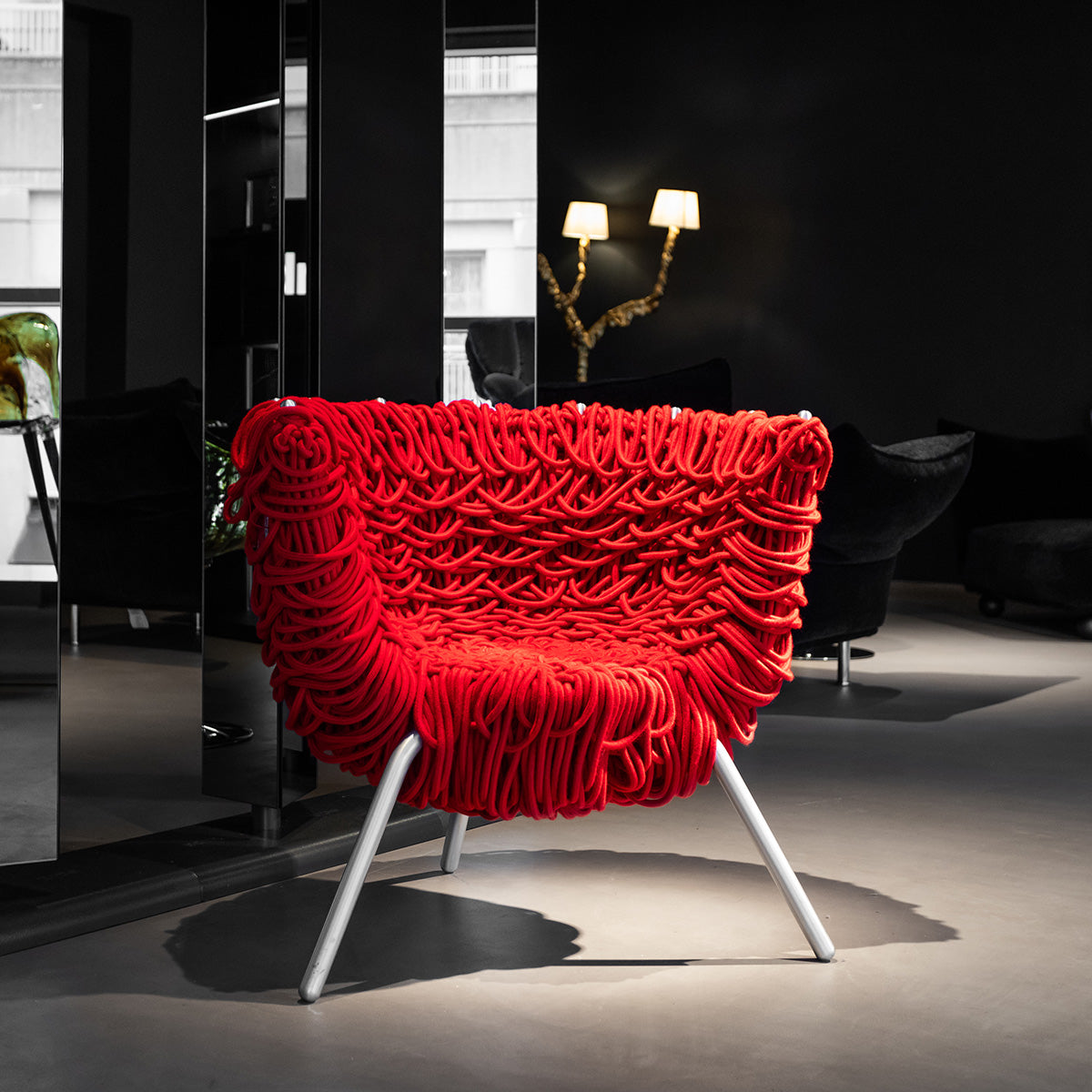 Mobile / Vermelha Chair, designed by Fernando and Humberto Campana for Edra