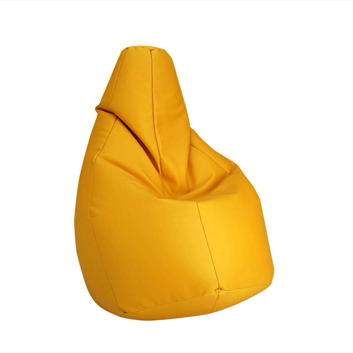 Yellow / Mobile / BlackMenu / Sacco VIP Bean Bag Chair by Gatti, Paolini and Teodoro for Zanotta