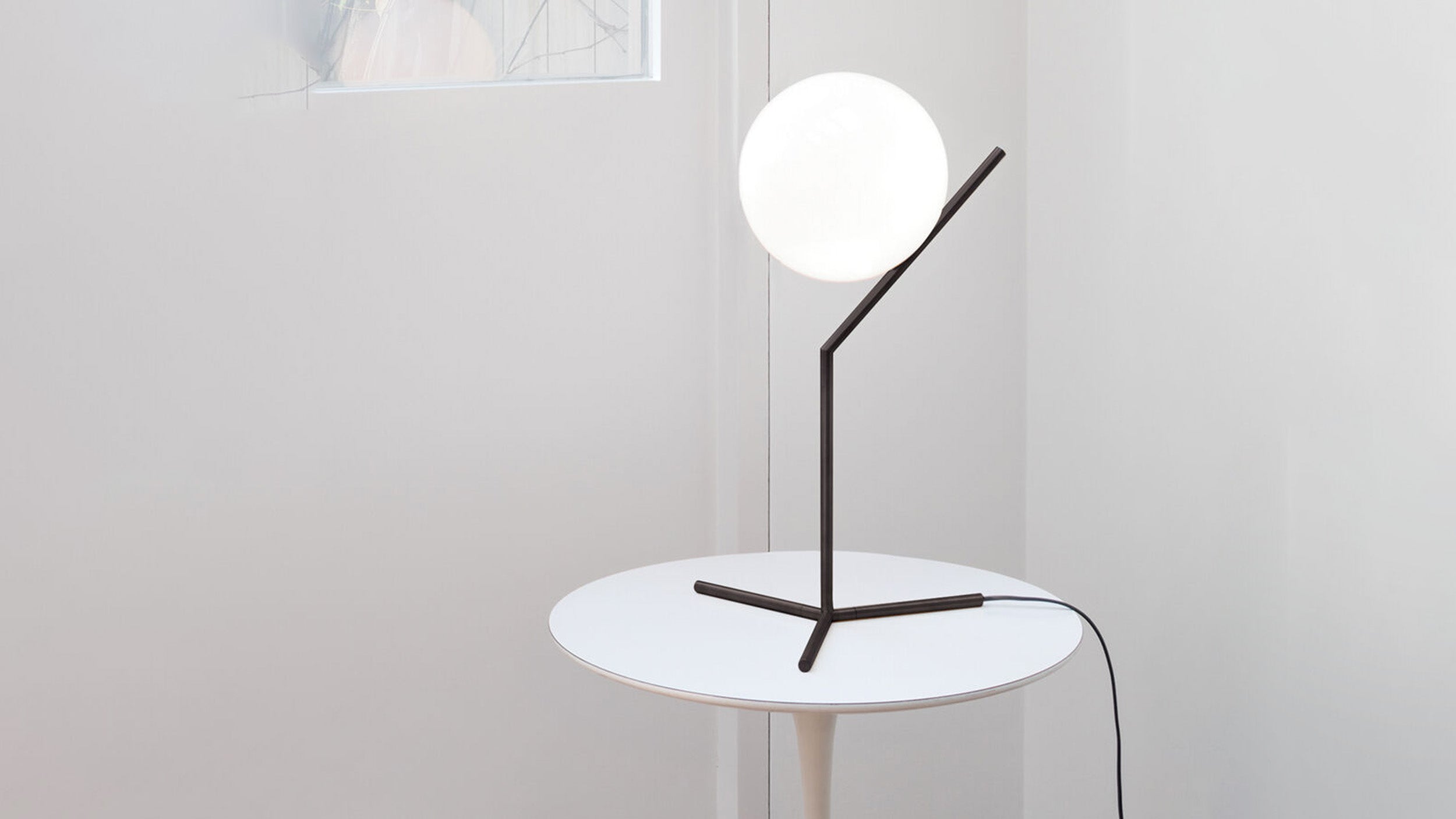 Black / Desktop / IC Lights T1 High Table Lamp, designed by Michael Anastassiades for Flos