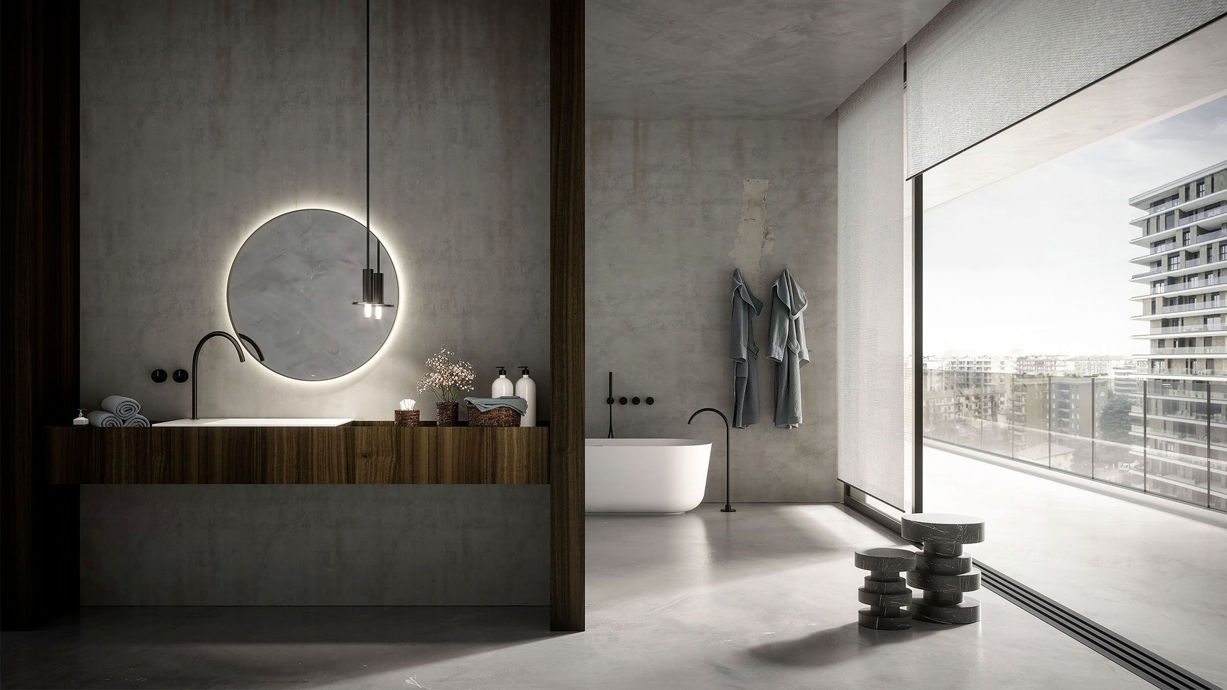 Bathroom systems by Falper.