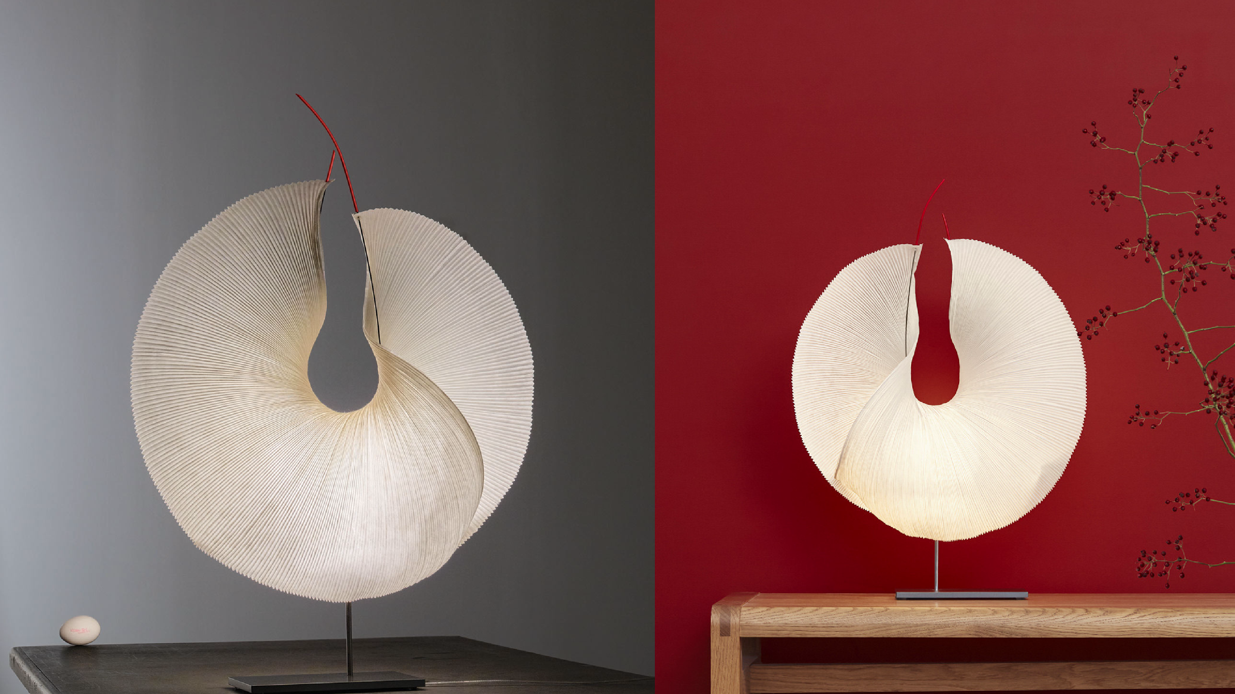 Ingo Maurer Table Lamp Yoruba Rose