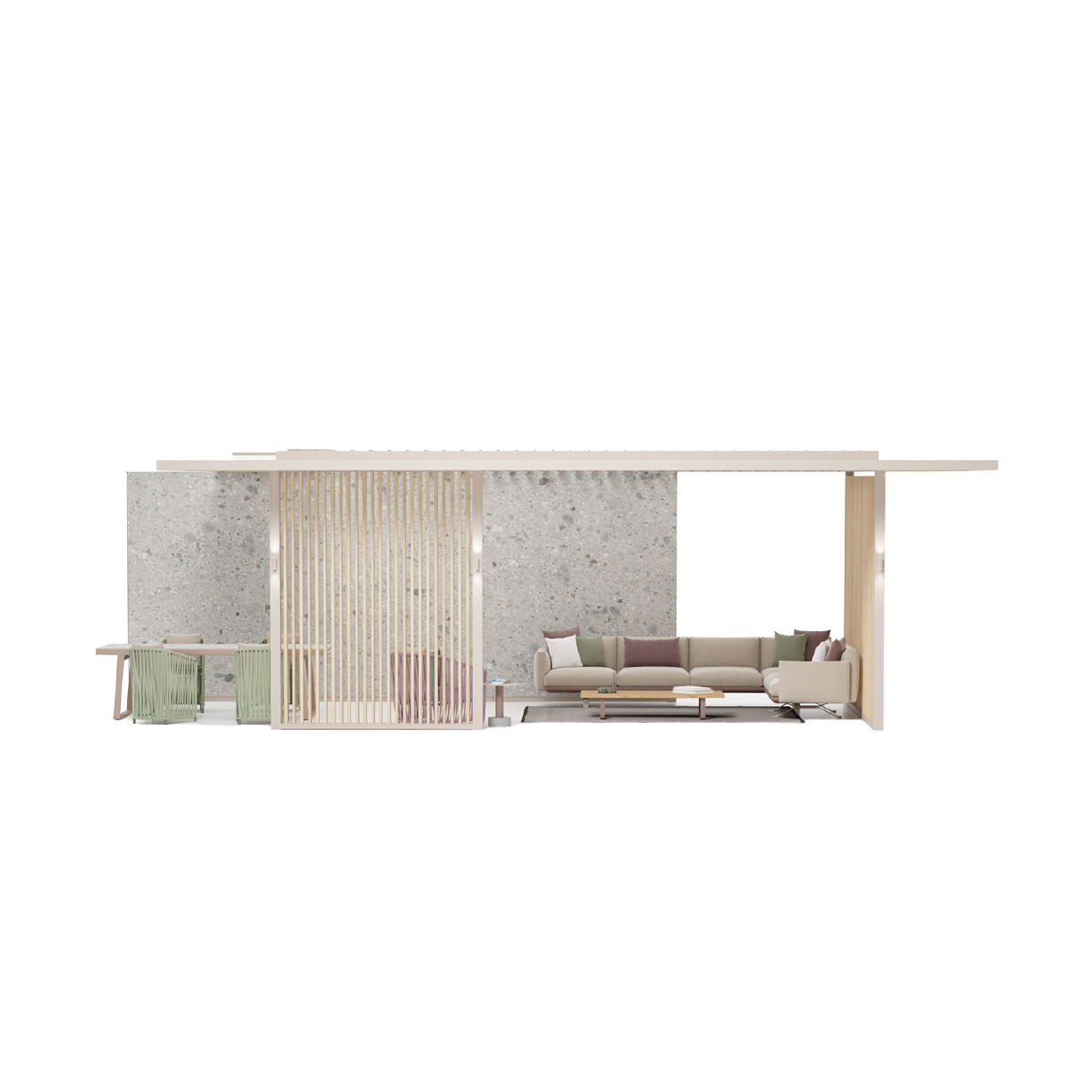 Mobile / WhiteMenu / Pavilion H, designed by Kettal Studio