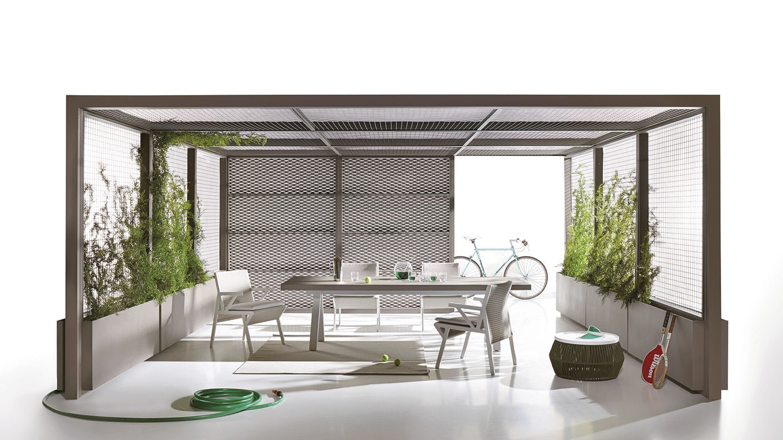 Desktop / WhiteMenu / Pavilion L, designed by Kettal Studio