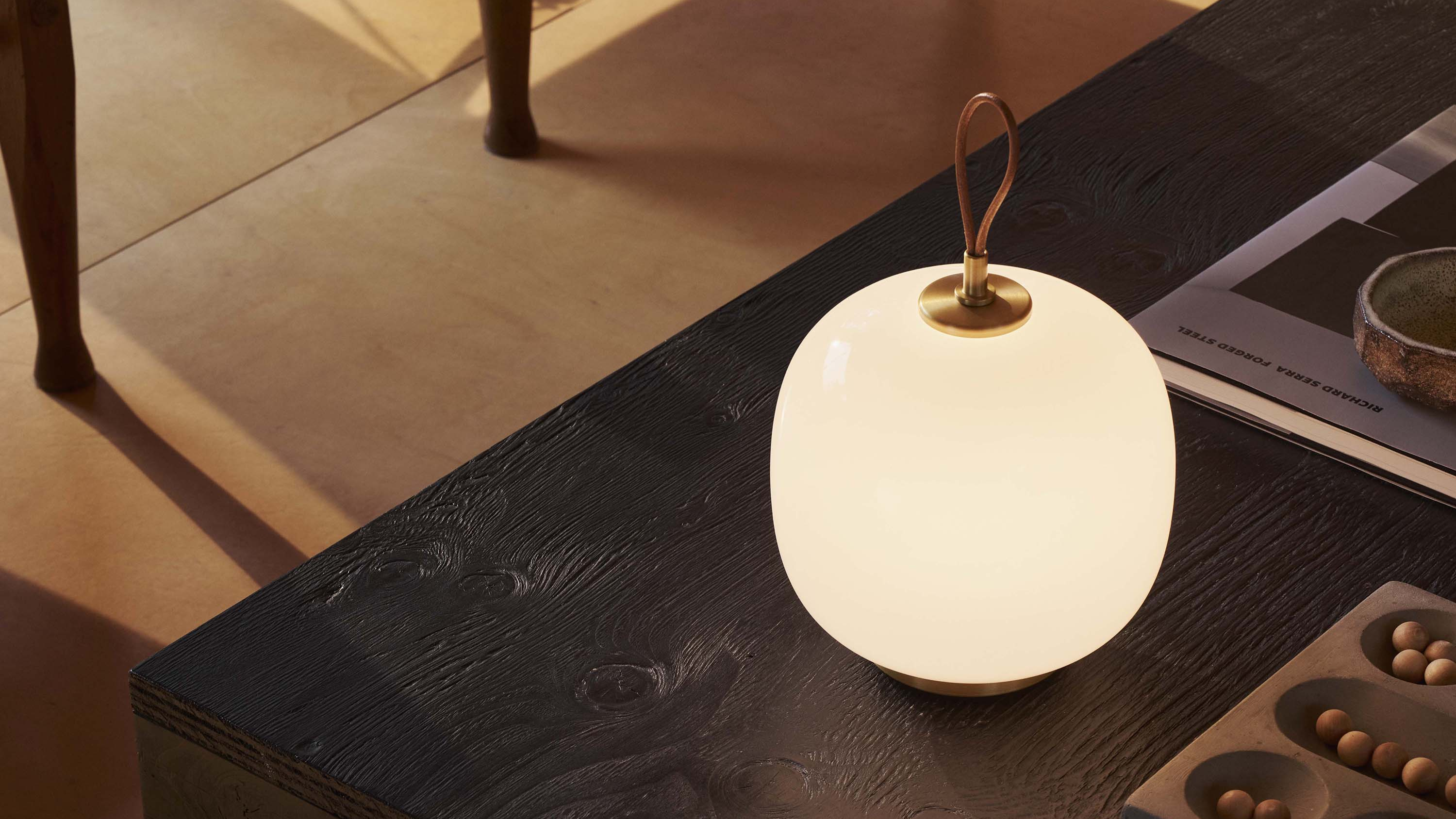 White / Desktop / VL45 Radiohus LED Portable Lamp, designed by Vilhelm Lauritzen for Louis Poulsen