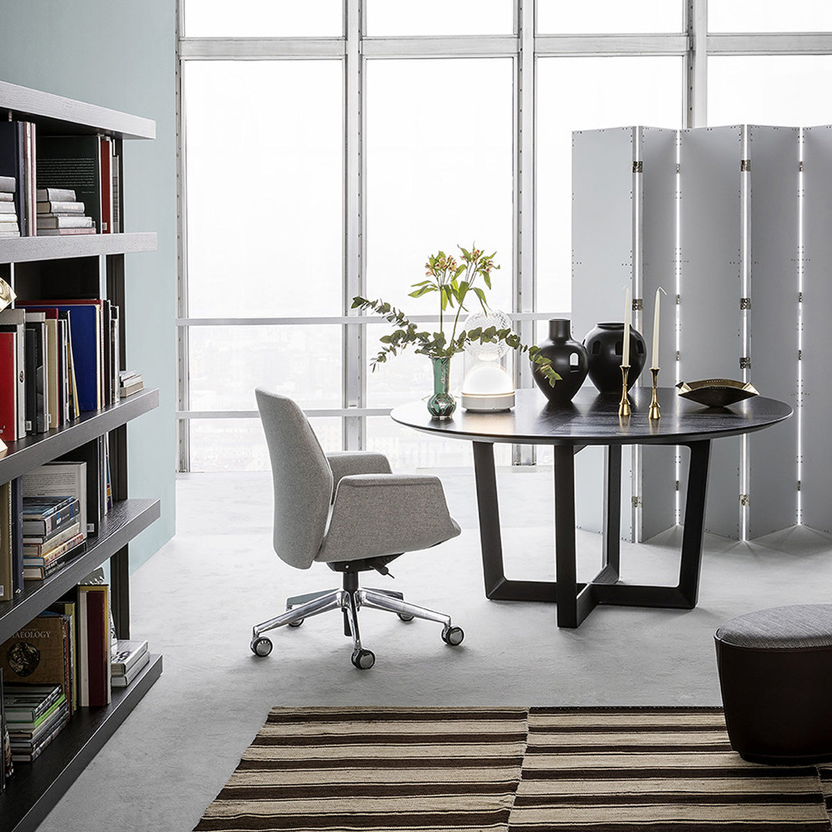 Mobile / Downtown Office Chair, designed by Jean-Marie Massaud made by Poltrona Frau