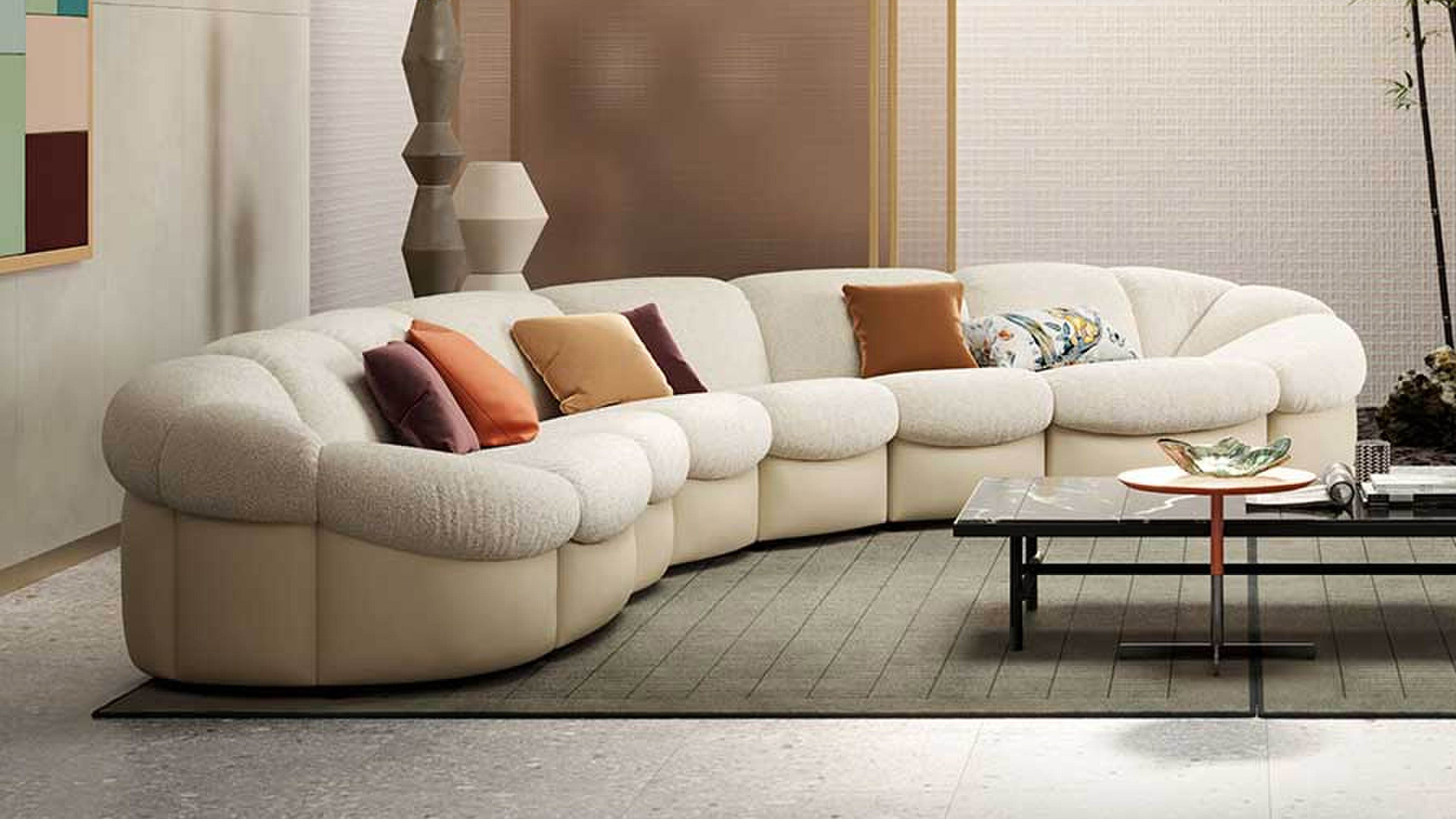 Desktop / Parka Modular Sofa, designed by Draga and Aurel made by Poltrona Frau