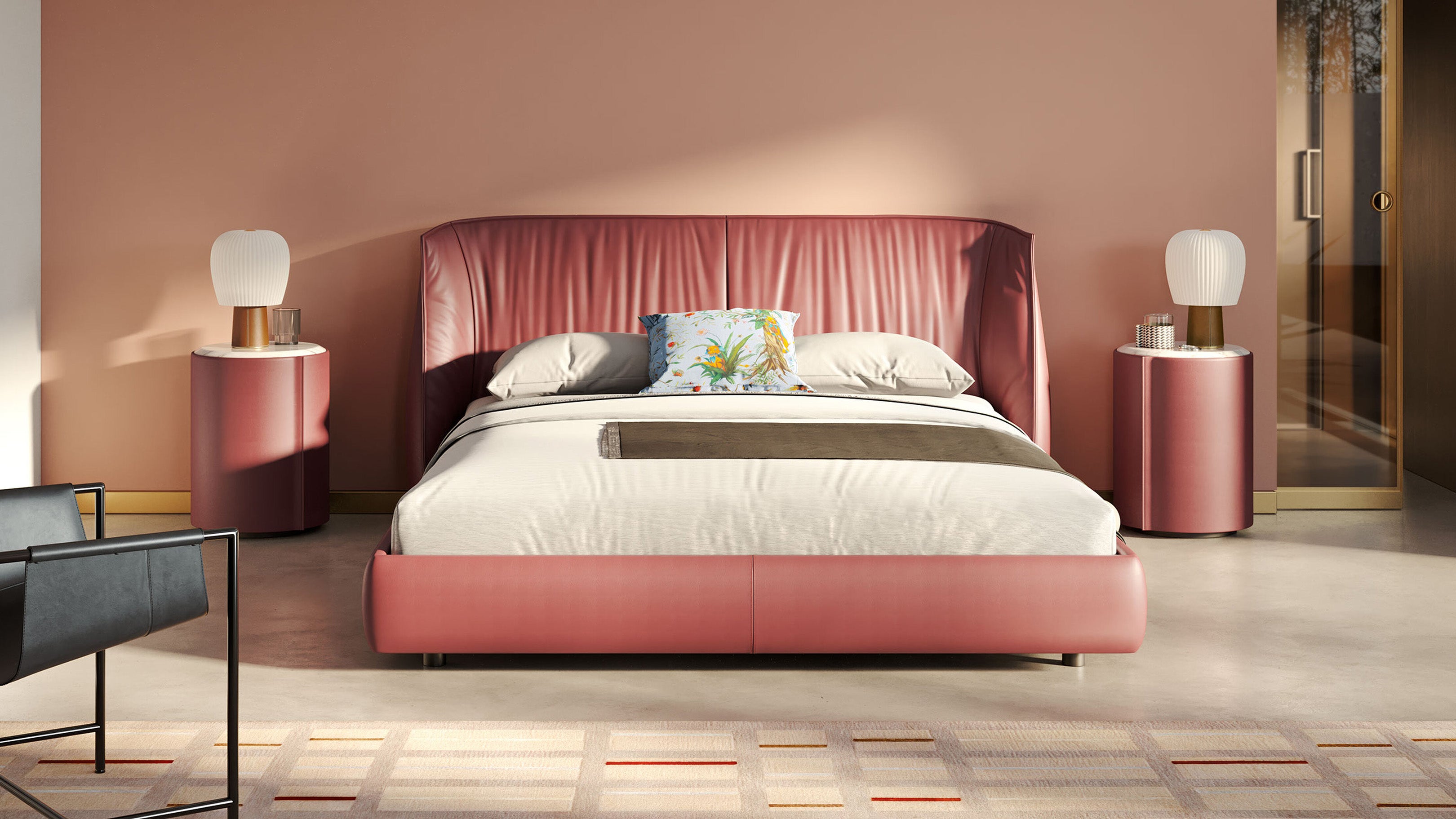 Desktop / Archibald bed, designed by Jean-Marie Massaud for Poltrona Frau