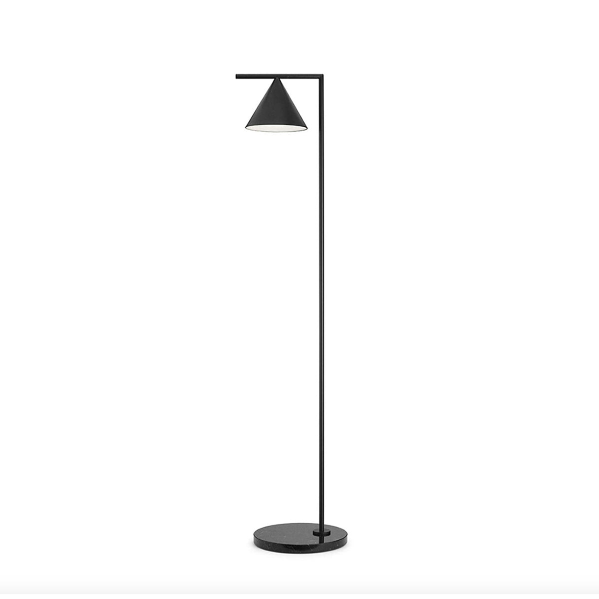 Black / Mobile / Captain Flint Floor Lamp, designed by Michael Anastassiades for Flos