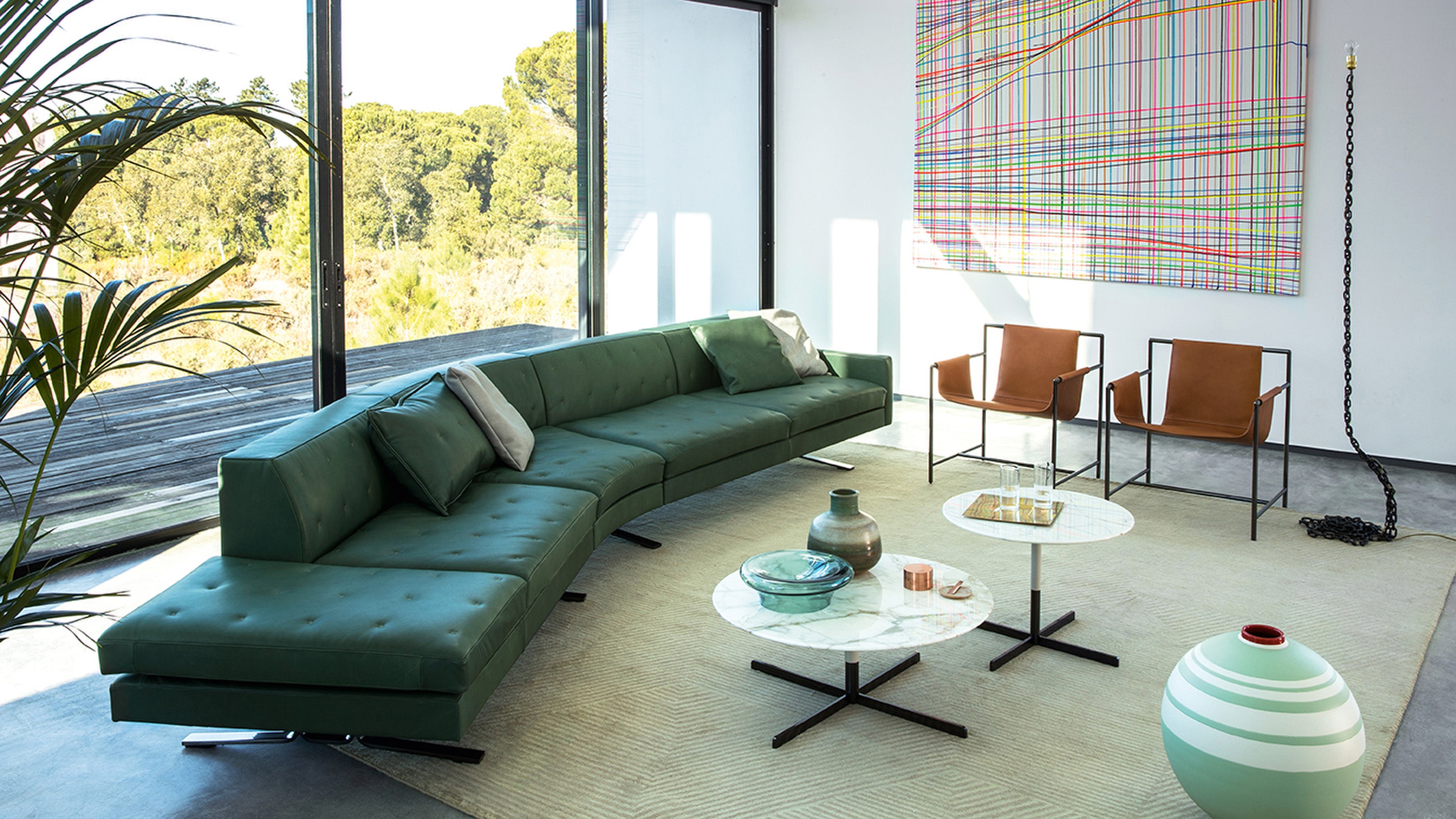 Desktop / Kennedee Sofa, designed by Jean-Marie Massaud made by Poltrona Frau