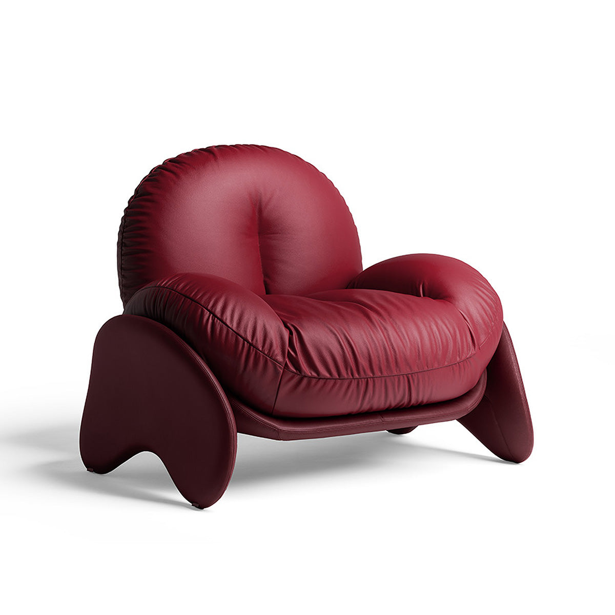 Mobile / Squash Armchair, designed by Faye Toogood for Poltrona Frau