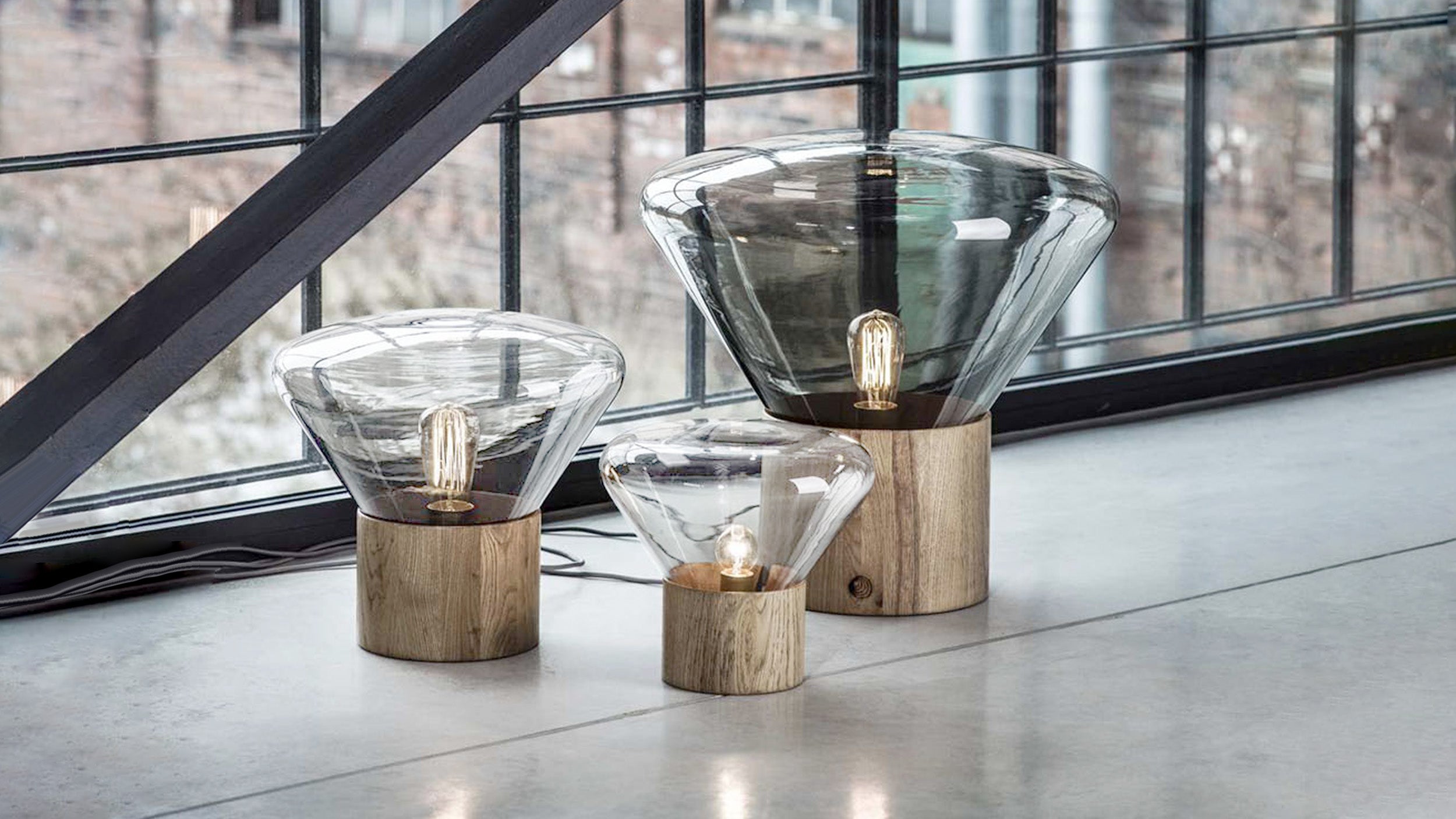 Desktop / Muffins Mini Table Lamp, designed by Lucie Koldova and Dan Yeffet for Brokis