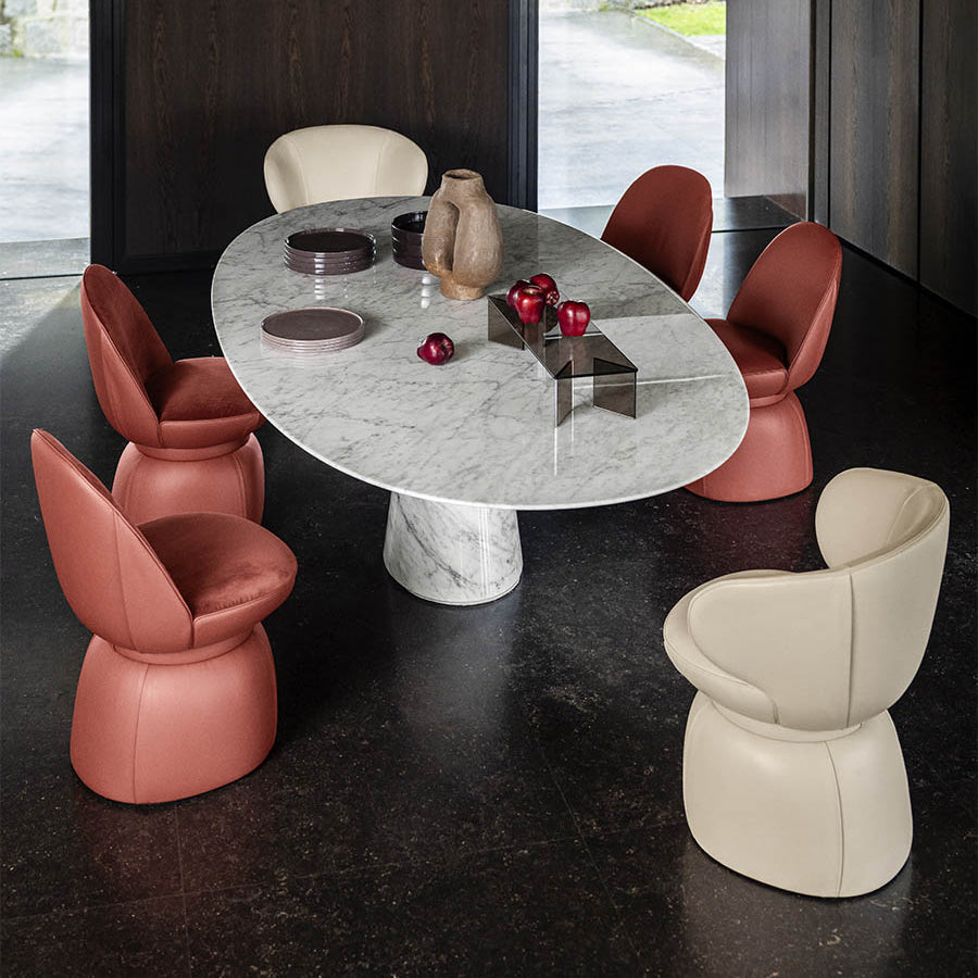 Mobile / Leplì Chair, designed by Kensaku Oshiro for Poltrona Frau
