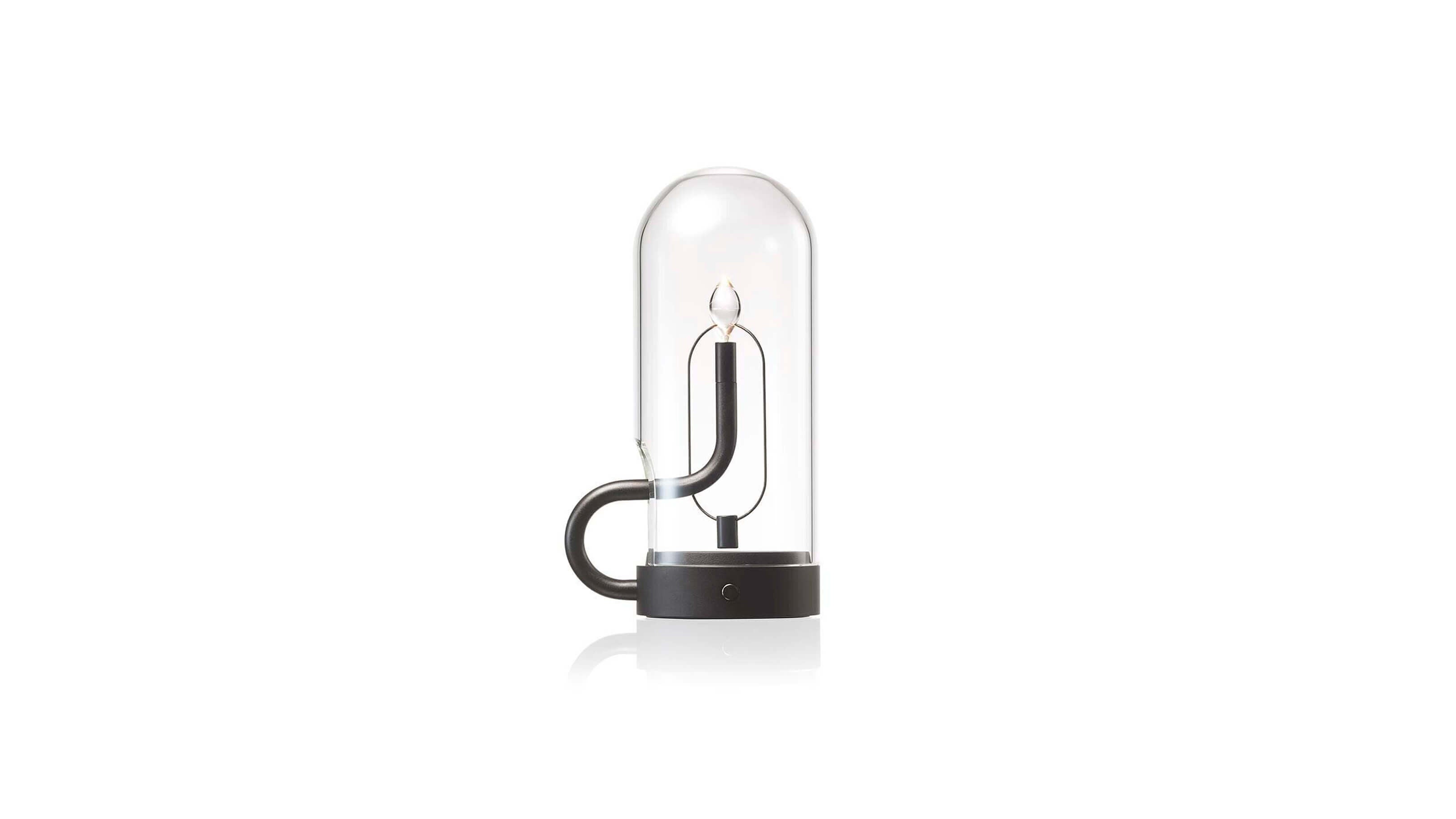 Black / Desktop / BlackMenu / Hymn Cordless Lamp, designed by Hiroto Yoshizoe made by Ambientec