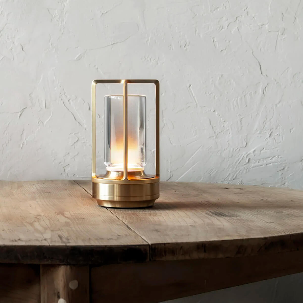 Brass / Mobile / BlackMenu / TURN+ LED Lantern, designed by Nao Tamura made by Ambientec