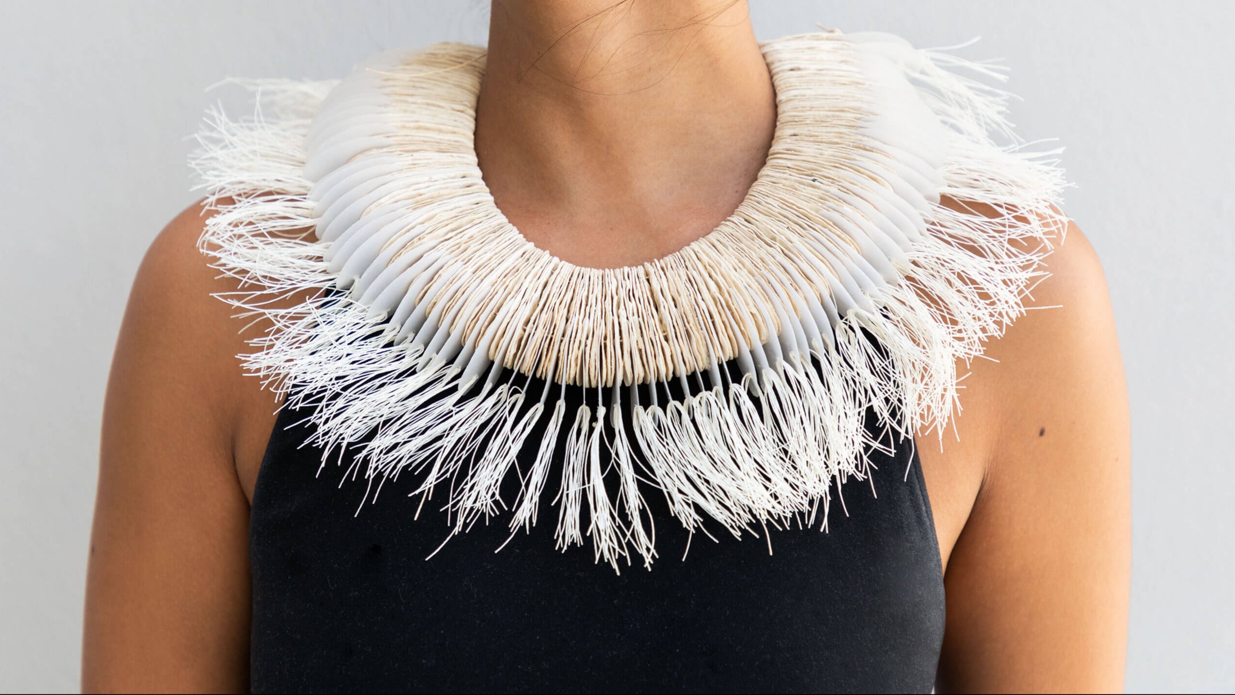 White / Desktop / BlackMenu / Amazonas Necklace, designed by Ana Hagopian