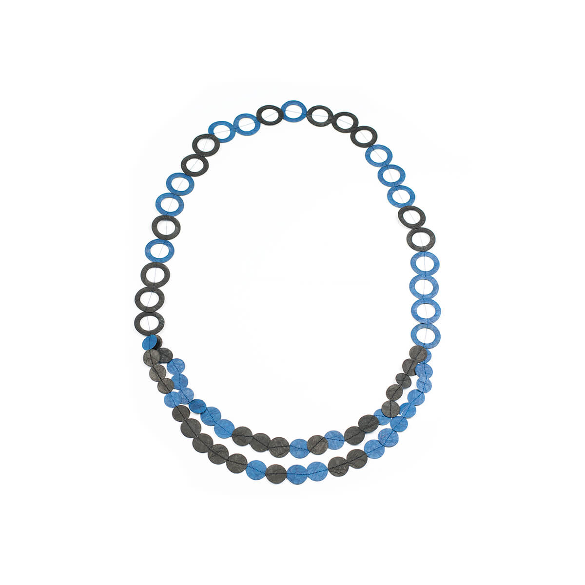 Blue - Black / Mobile / BlackMenu / Donuts Necklace