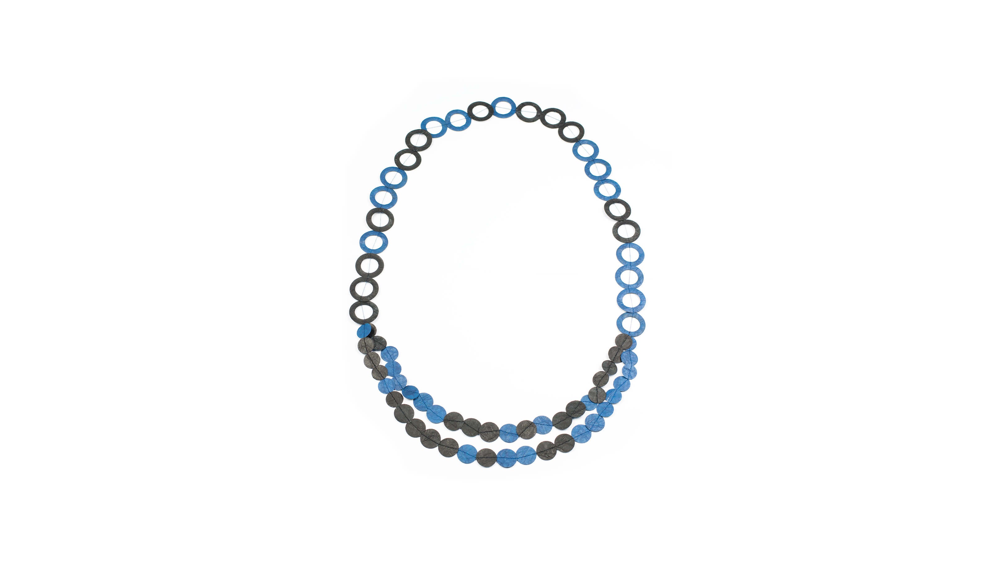 Blue - Black / Desktop / BlackMenu / Donuts Necklace