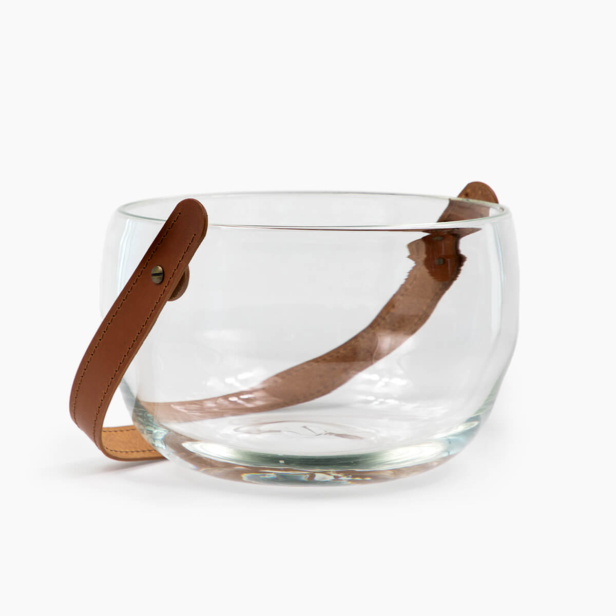 Clear / Mobile / BlackMenu / Shopper Glass Bowl, designed by Atelier de Verre Anvi