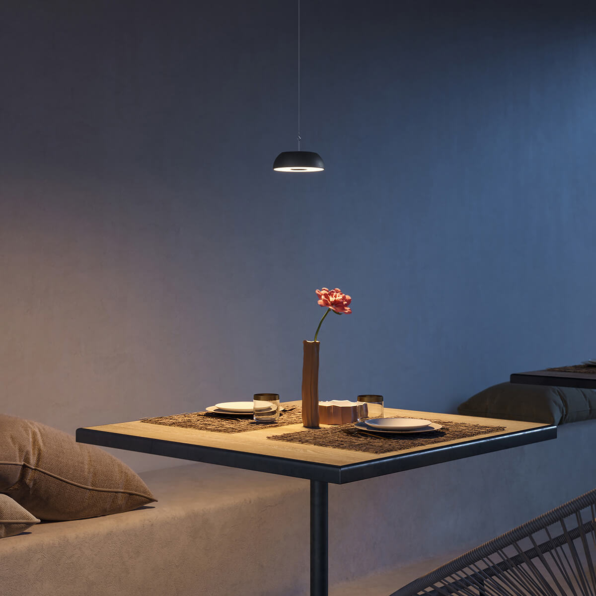 Black / Mobile / WhiteMenu / Float Rechargeable Pendant Lamp, designed by Mario Alessiani