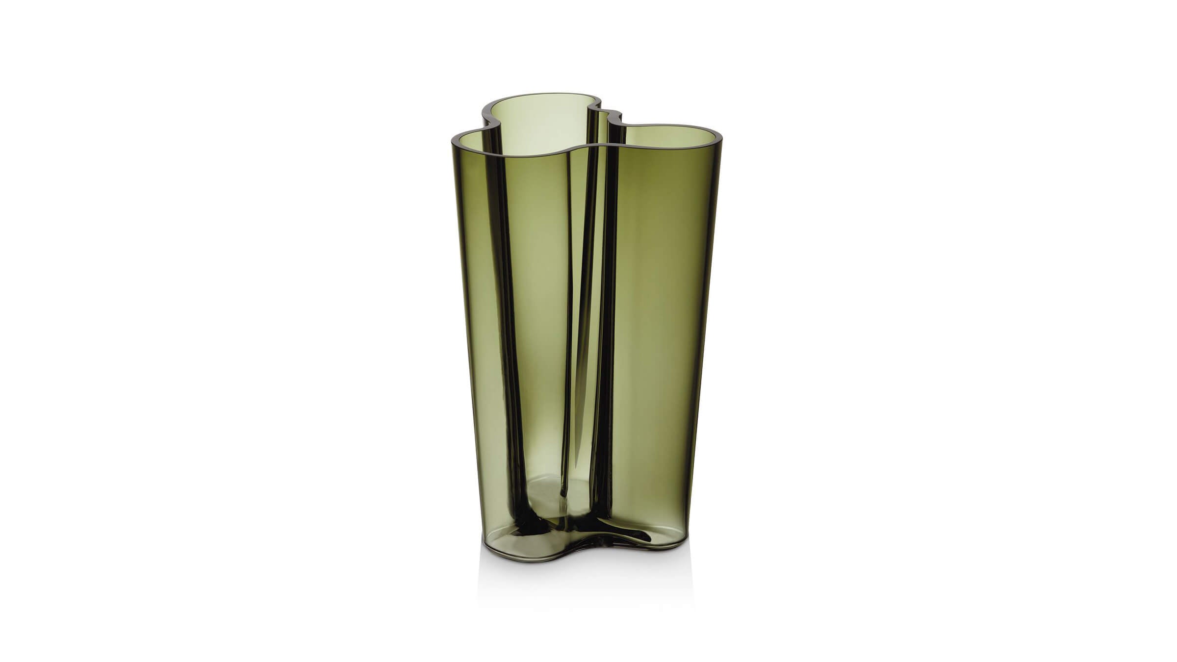 Moss Green / Desktop / BlackMenu / Aalto Finlandia Vase, designed by Alvar Aalto