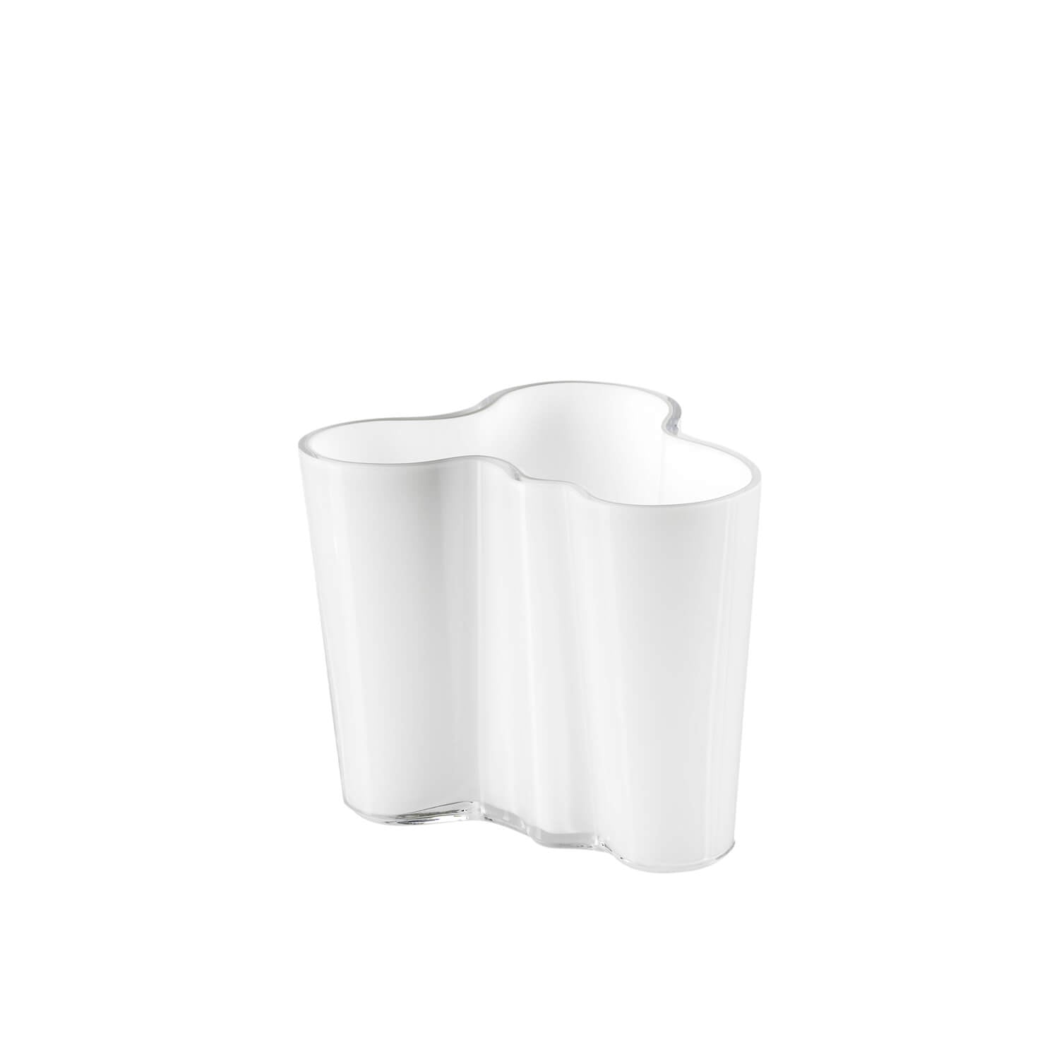 White / 3.75'' High / Mobile / BlackMenu / Aalto Vase, designed by Alvar Aalto