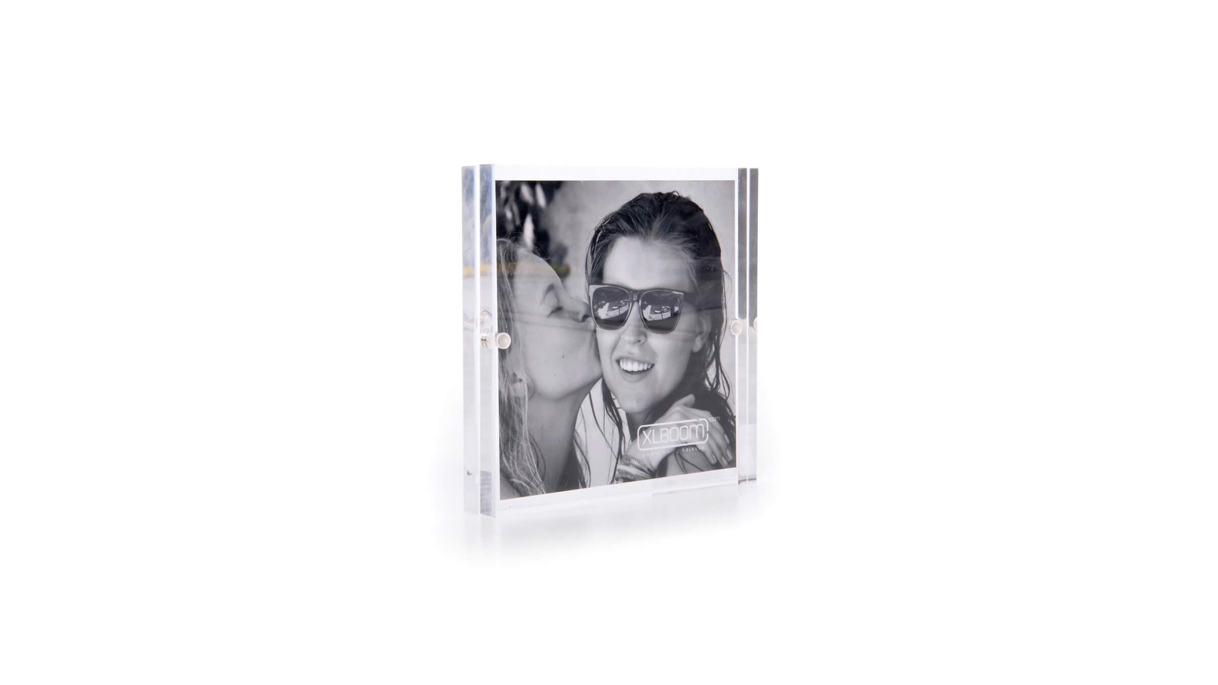 4 x 4 inches / Desktop / BlackMenu / Acrylic Picture Frame