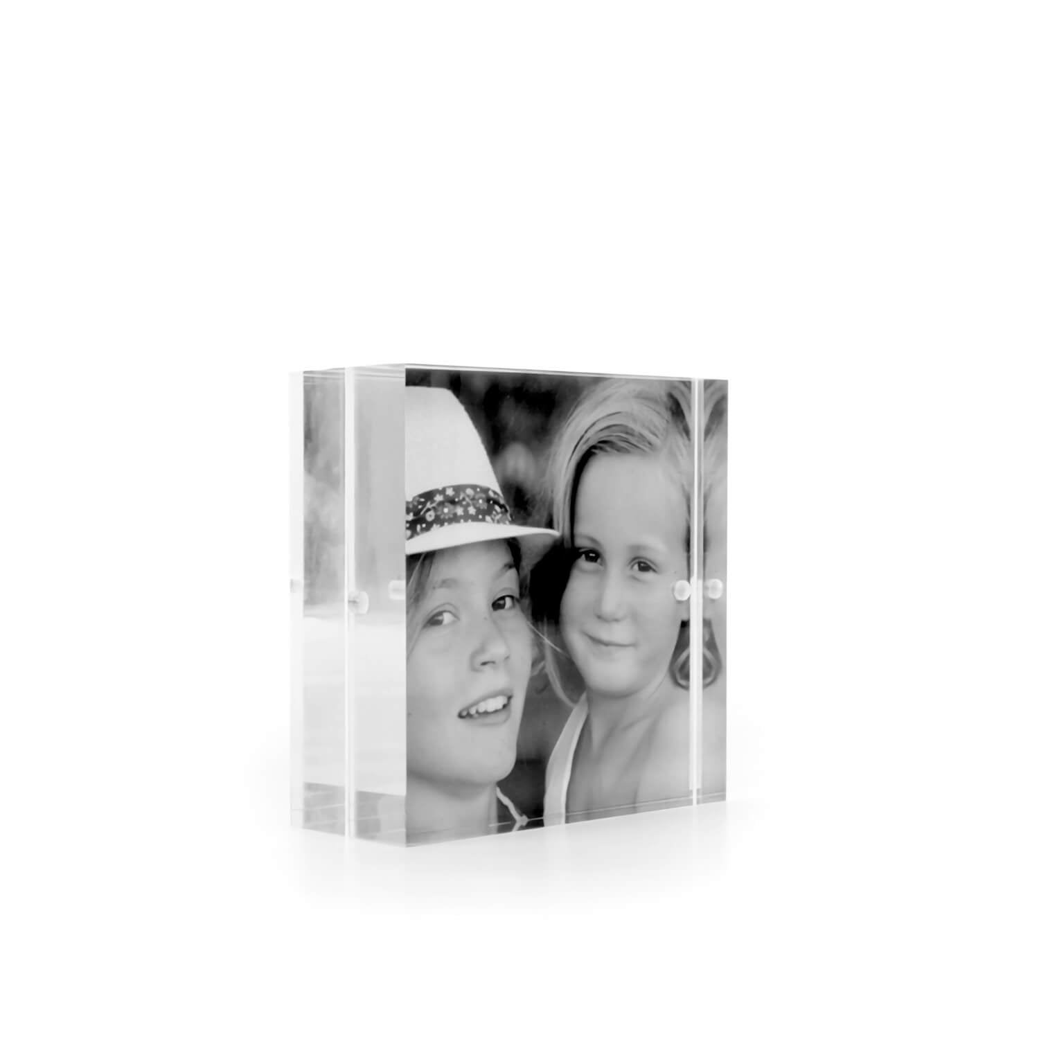 5 x 5 / Mobile / BlackMenu / Block Acrylic Picture Frame Designed By XL Boom