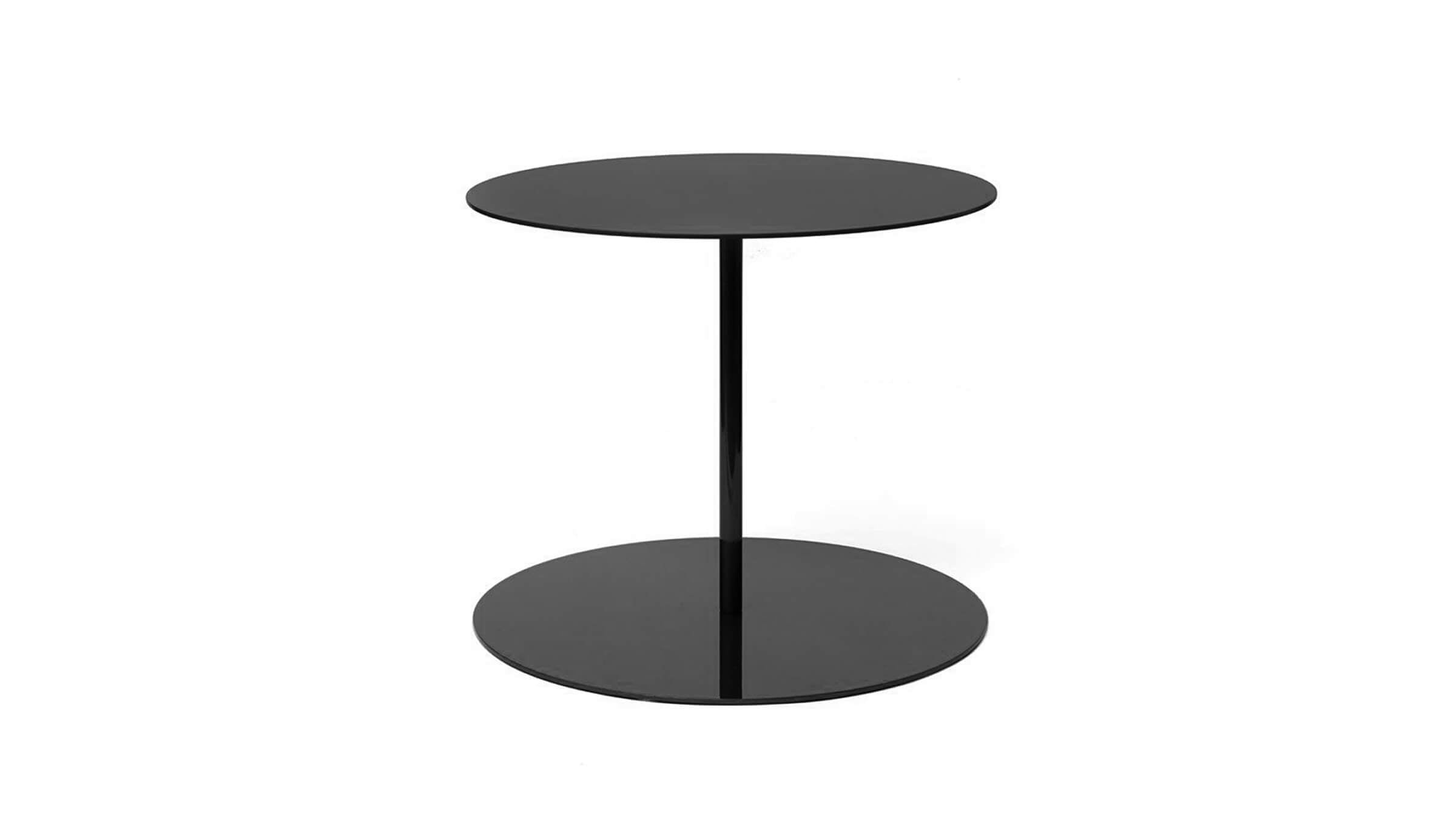 Black / Desktop / BlackMenu / Gong Side Table, designed by Giulio Cappellini