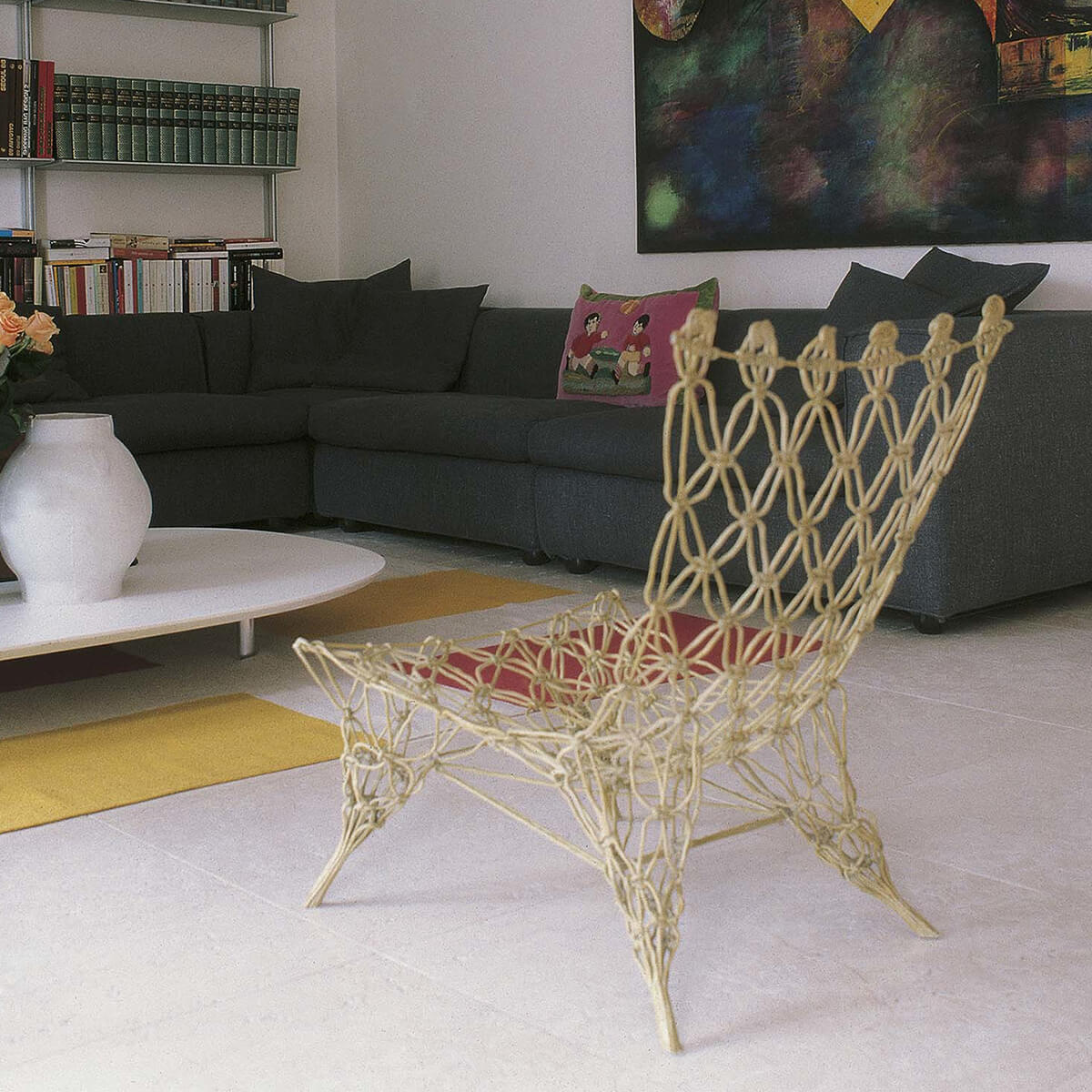 Mobile / WhiteMenu / Knotted Lounge Chair, designed by Marcel Wanders