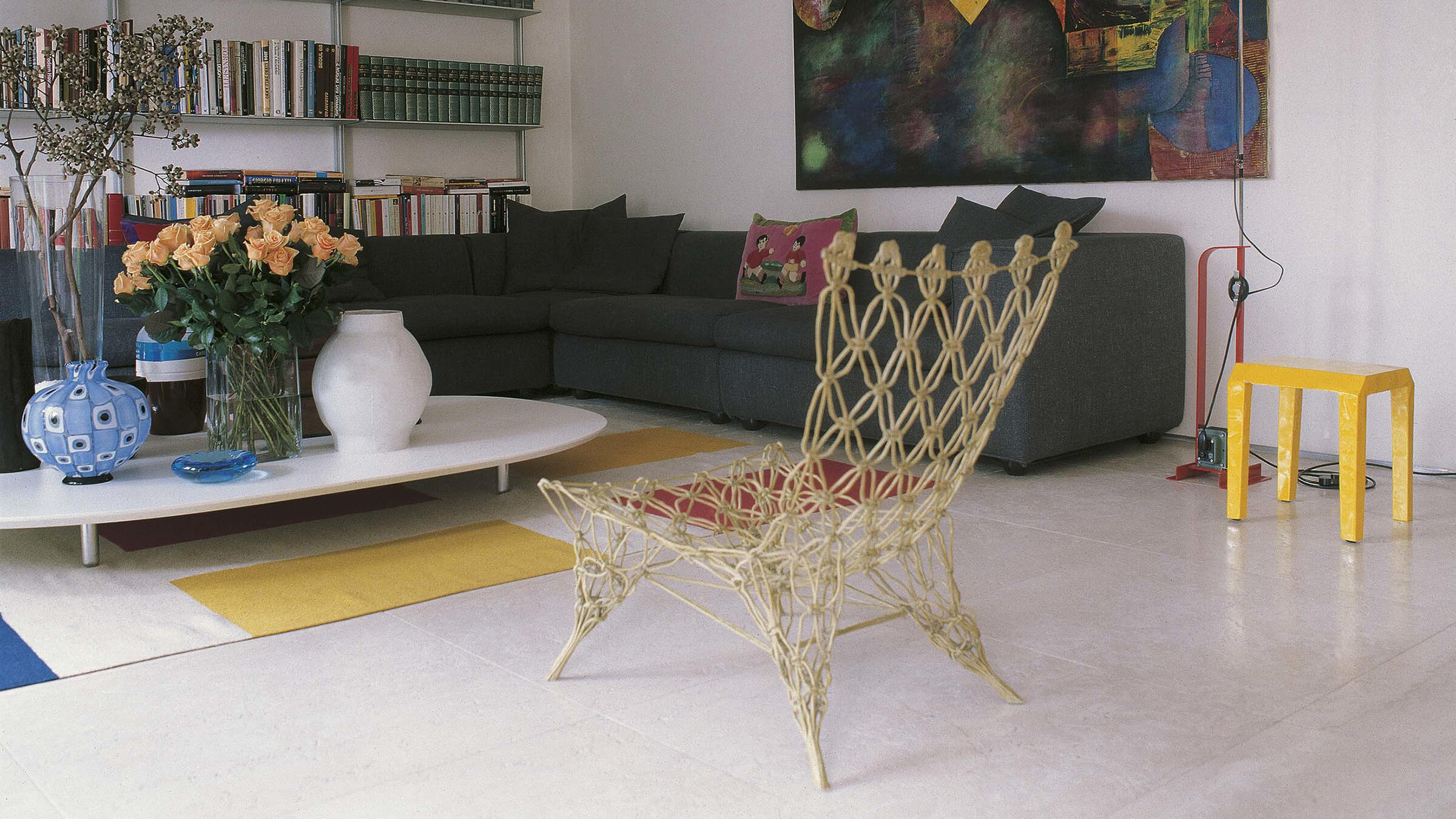 Desktop / WhiteMenu / Knotted Lounge Chair, designed by Marcel Wanders