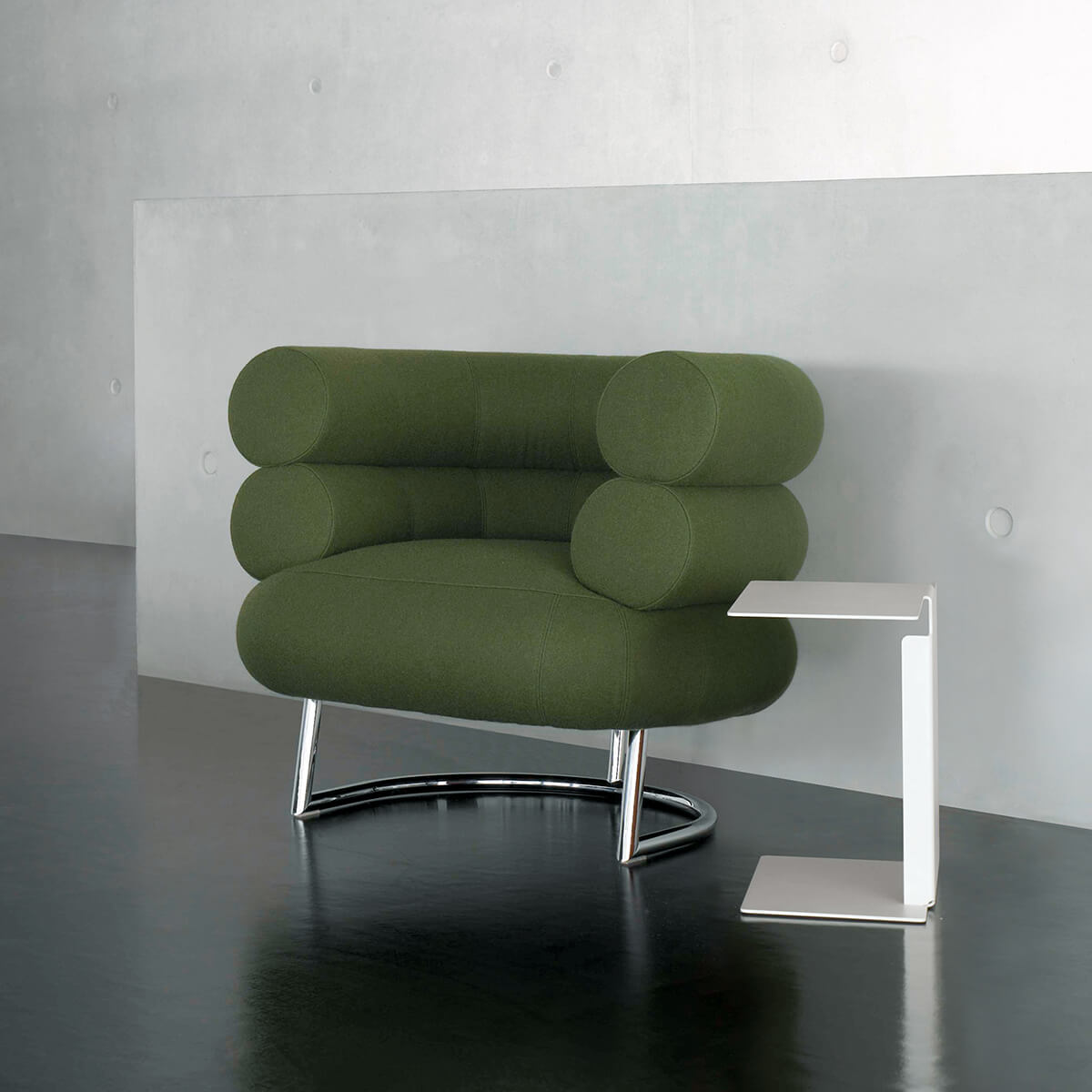 Signal White / Mobile / BlackMenu / Diana B Side Table, designed by Konstantin Grcic