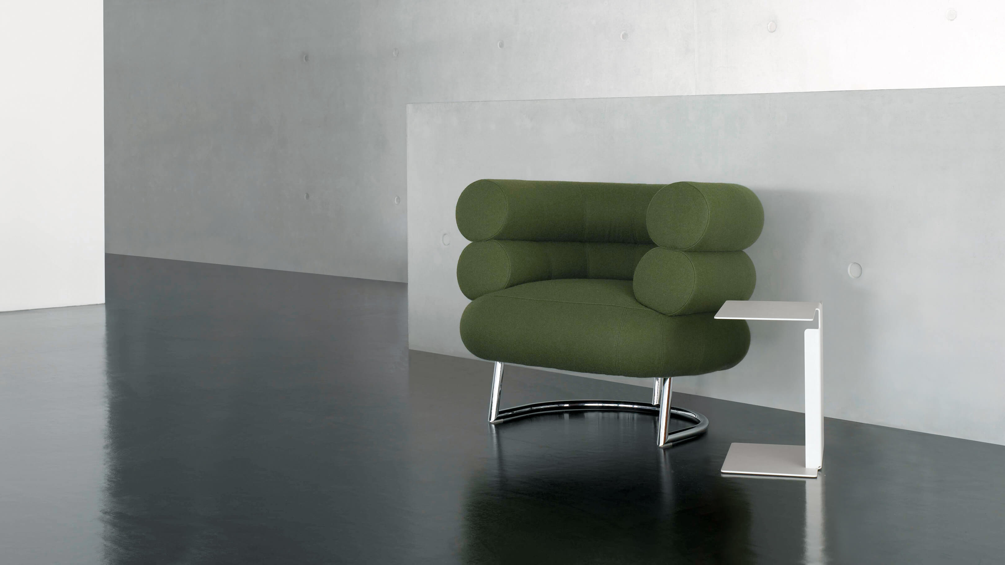 Signal White / Desktop / BlackMenu / Diana B Side Table, designed by Konstantin Grcic