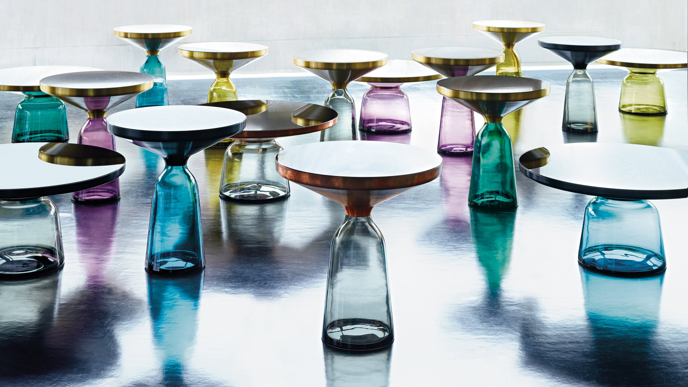 Desktop / BlackMenu / Bell Side Table (Copper Edition), designed by Sebastian Herkner