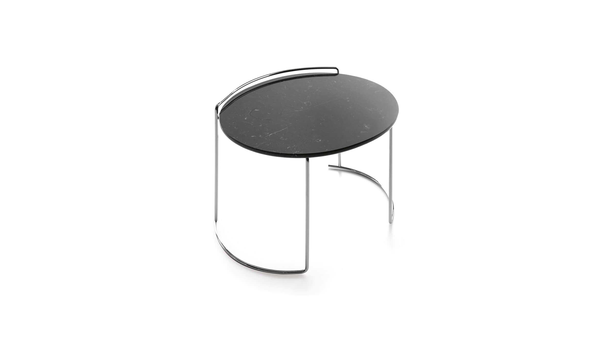 Black Marble / Desktop / BlackMenu / Djuna Side Table, designed by Kazuhide Takahama made by Cassina