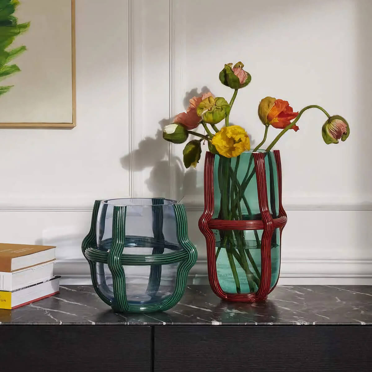 GeneralOption / Mobile / BlackMenu / Sestiere Vases, designed by Patricia Urquiola made by Cassina