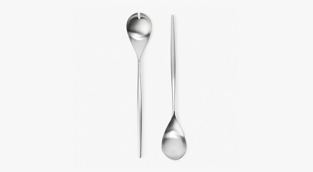 Brushed Steel / Desktop / BlackMenu / Moon Salad Set From Cutelarias Portuguesas