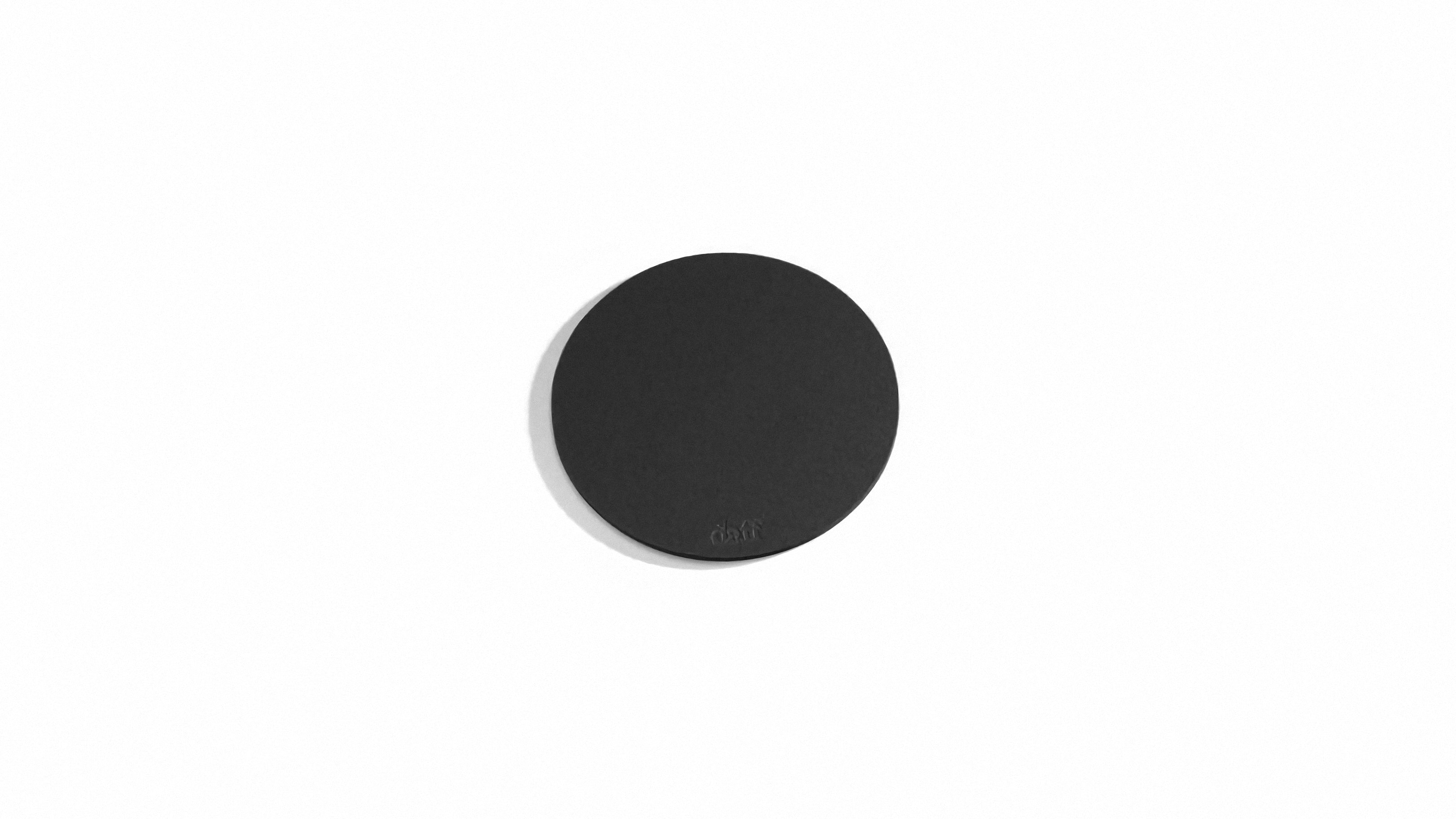Black / Desktop / BlackMenu / Felt Coasters, designed by Daff Design