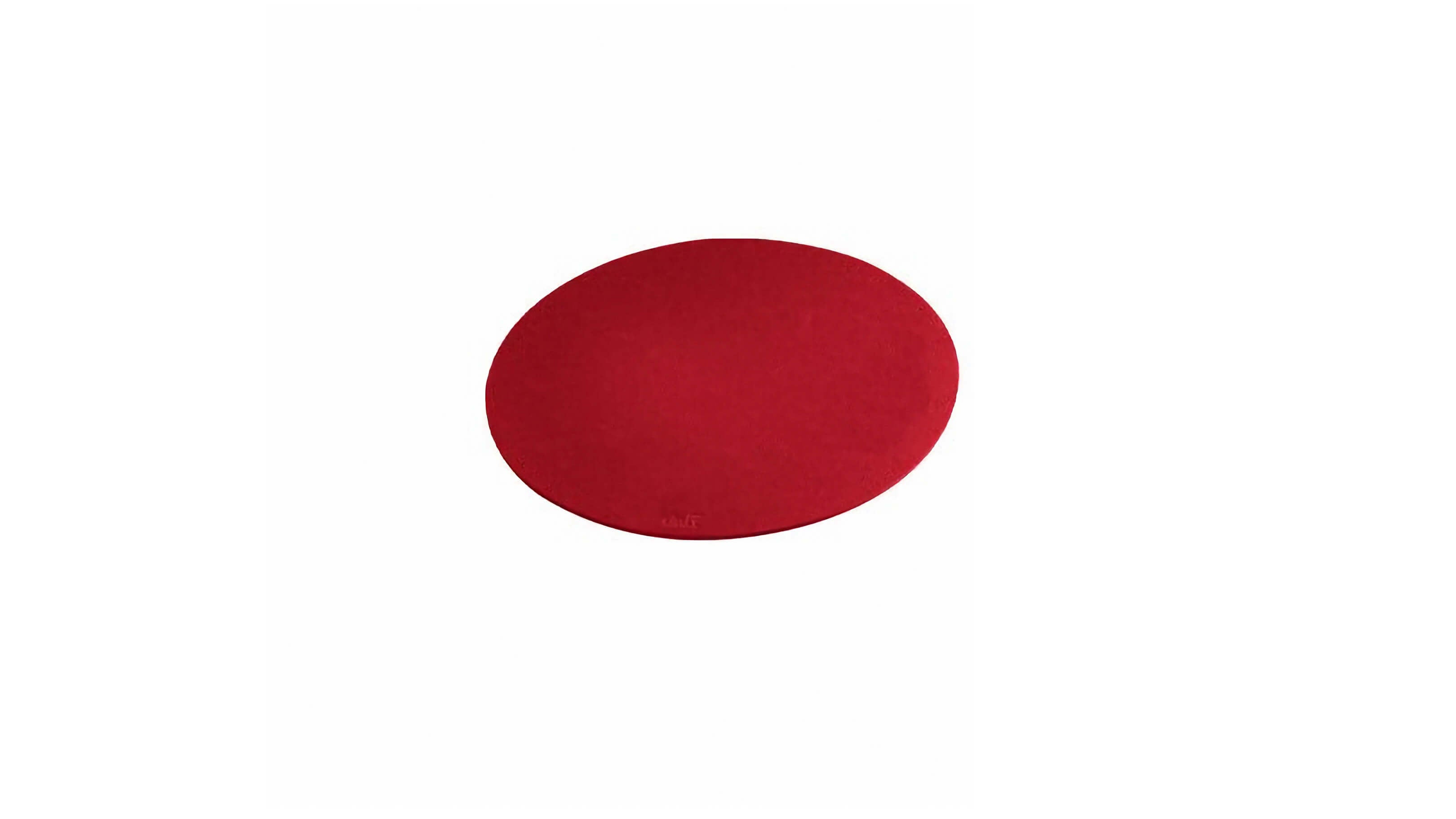 Cherry / Round / Desktop / BlackMenu / Felt Placemats, designed by Daff Design