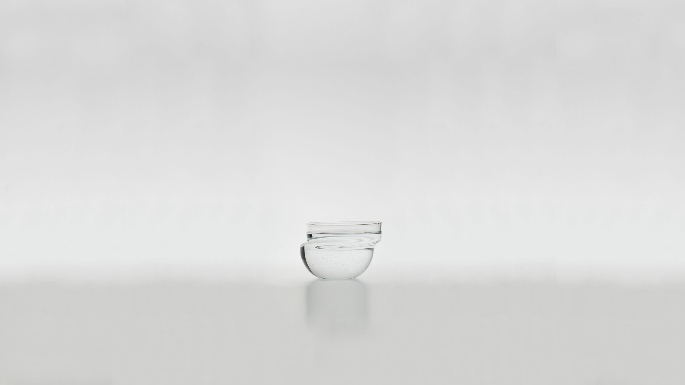 Small / Desktop / BlackMenu / Decales Glass Bowls, designed by Laurence Brabant
