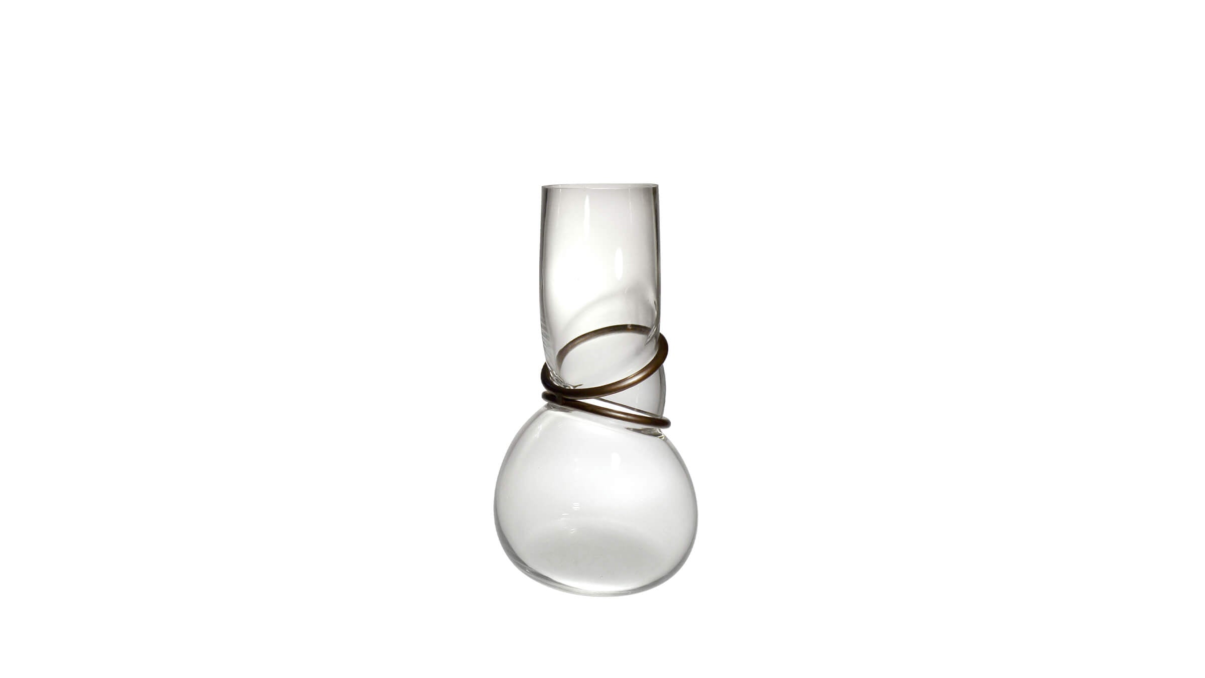 Transparent / Desktop / BlackMenu / Double Ring Vase, designed by Vanessa Mitrani