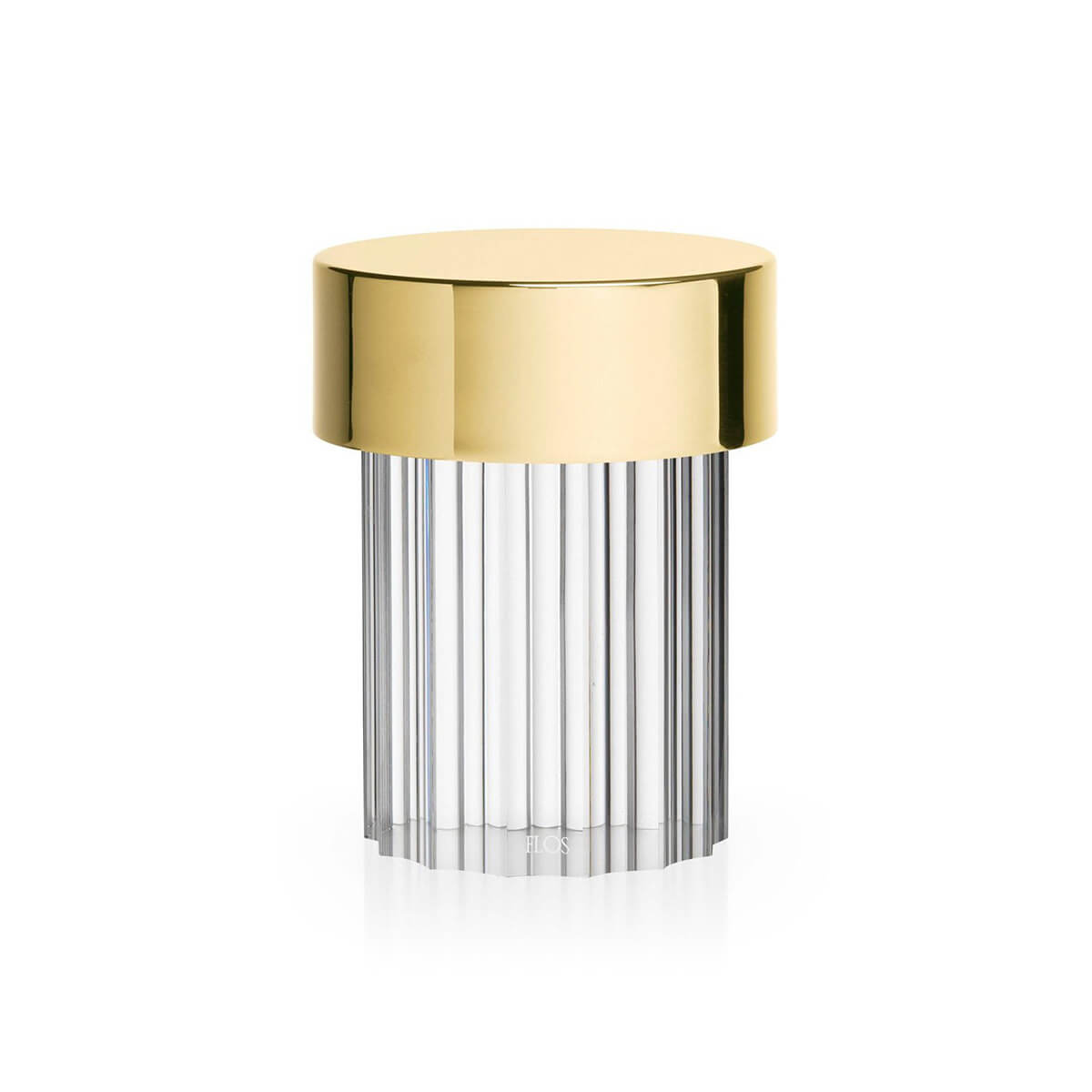Brass Cover / Mobile / BlackMenu / Last Order Rechargeable Table Lamp, designed by Michael Anastassiades made by Flos