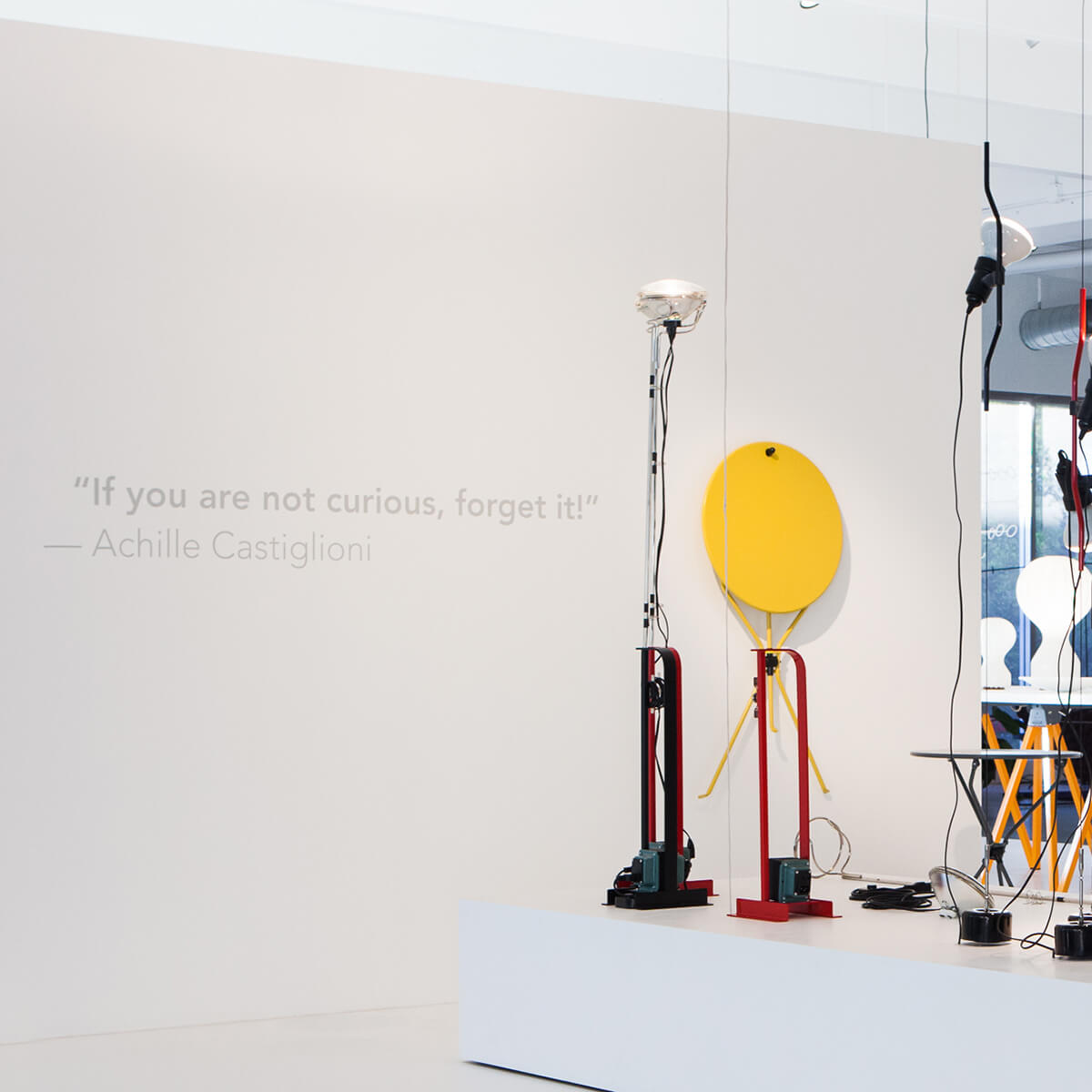 GeneralOption / Mobile / BlackMenu / Toio LED Floor Lamp, designed by Achille & Pier Giacomo Castiglioni made by Flos