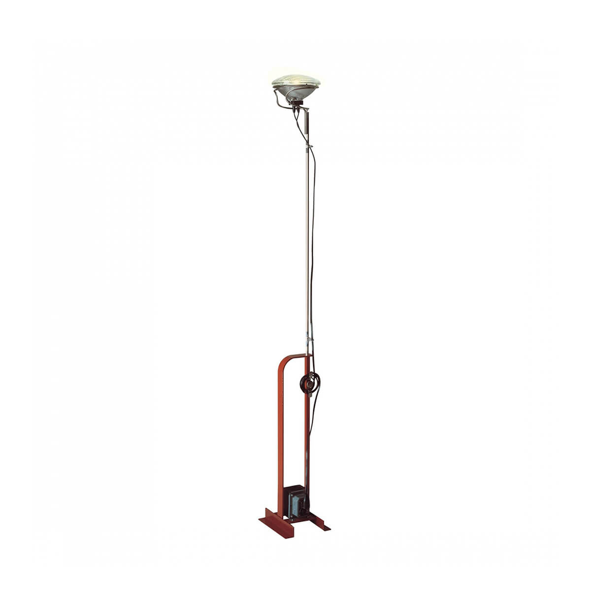 Red / Mobile / BlackMenu / Toio LED Floor Lamp, designed by Achille & Pier Giacomo Castiglioni made by Flos