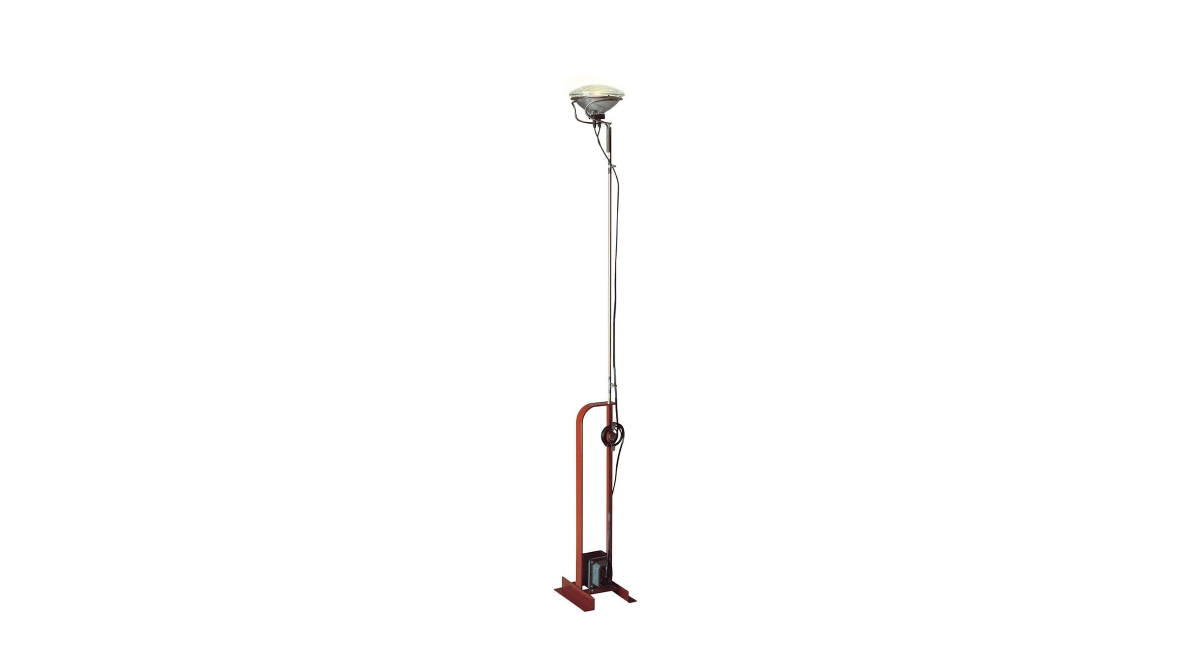 Red / Desktop / BlackMenu / Toio LED Floor Lamp, designed by Achille & Pier Giacomo Castiglioni made by Flos