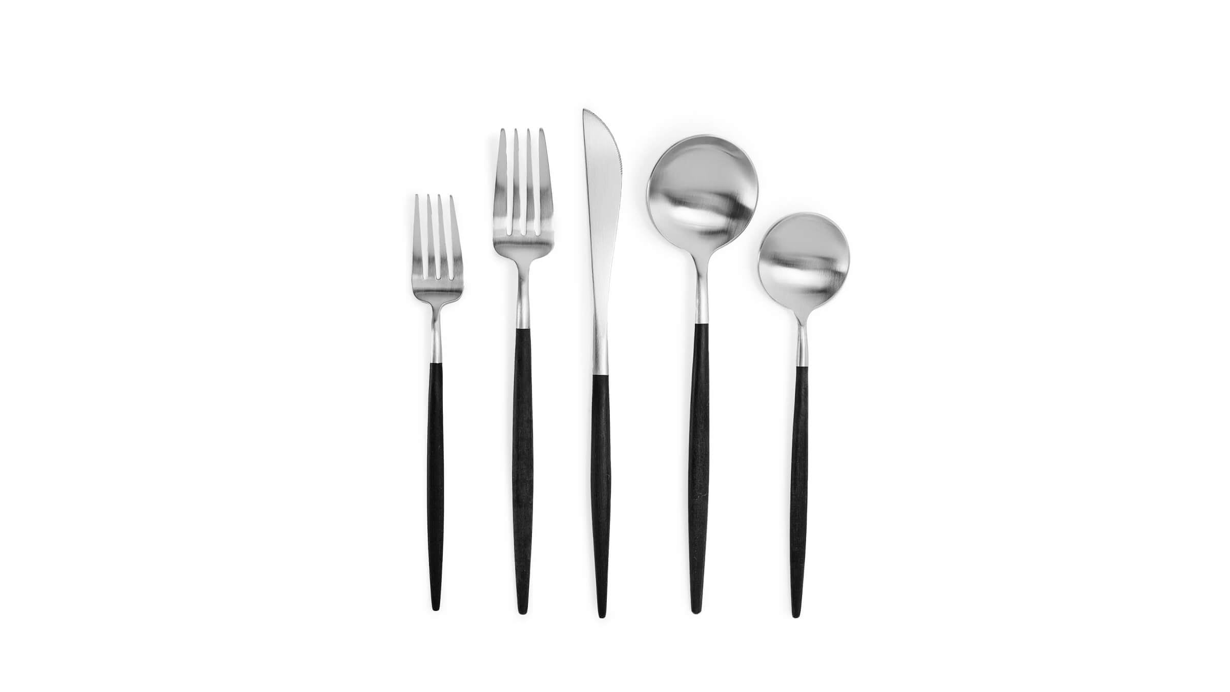 Desktop / BlackMenu / Goa Flatware Set, designed by Cutipol